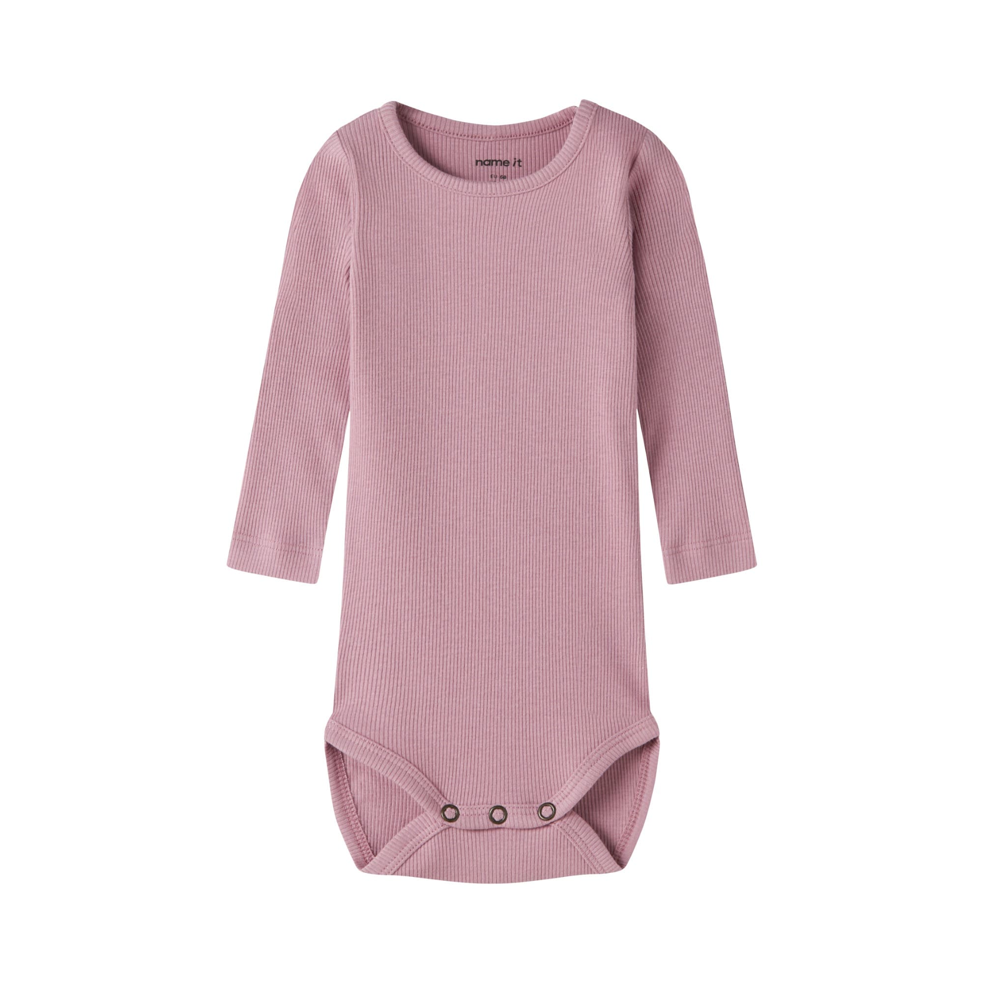 Langarmbodys, name it, Pink – Besonderheit: aus 57% Baumwolle (davon mindestens 50% aus Bio-Baumwolle), 38% Modal TENCEL™, 5% Elasthan