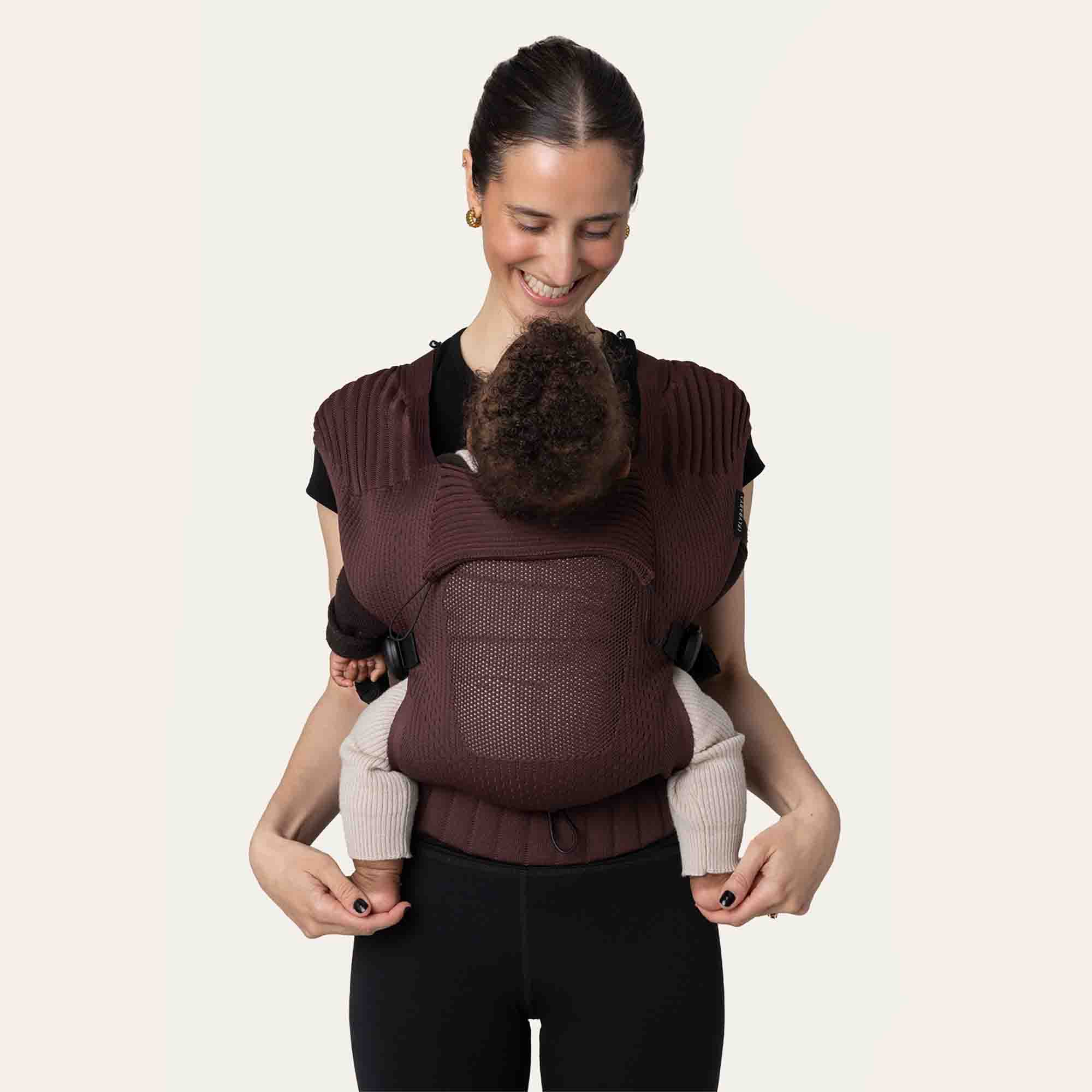 Babytragen, FLYBABY, Braun – Produktansicht