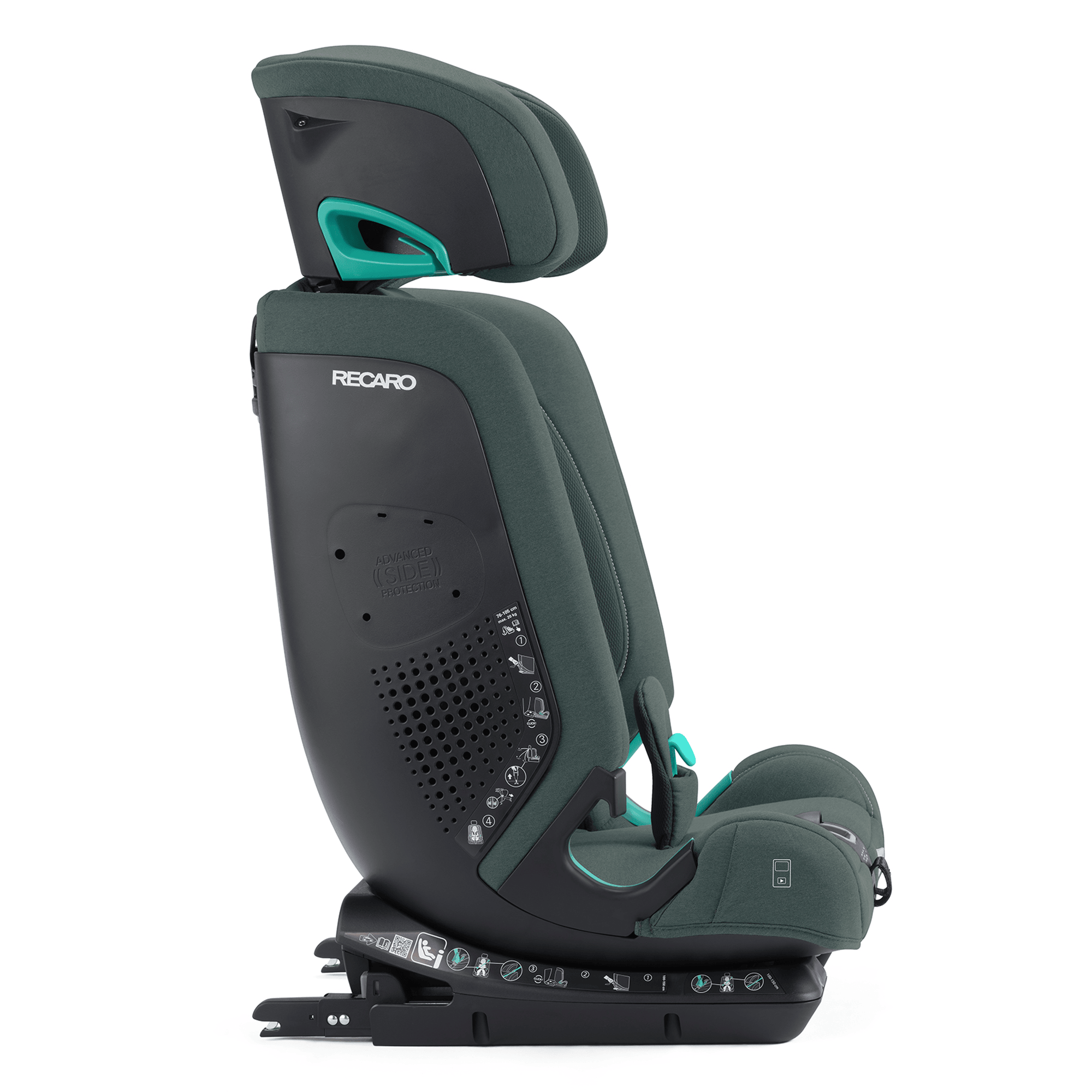 Kindersitze 9-36 kg, Gruppe 1/2/3, RECARO – Produktansicht