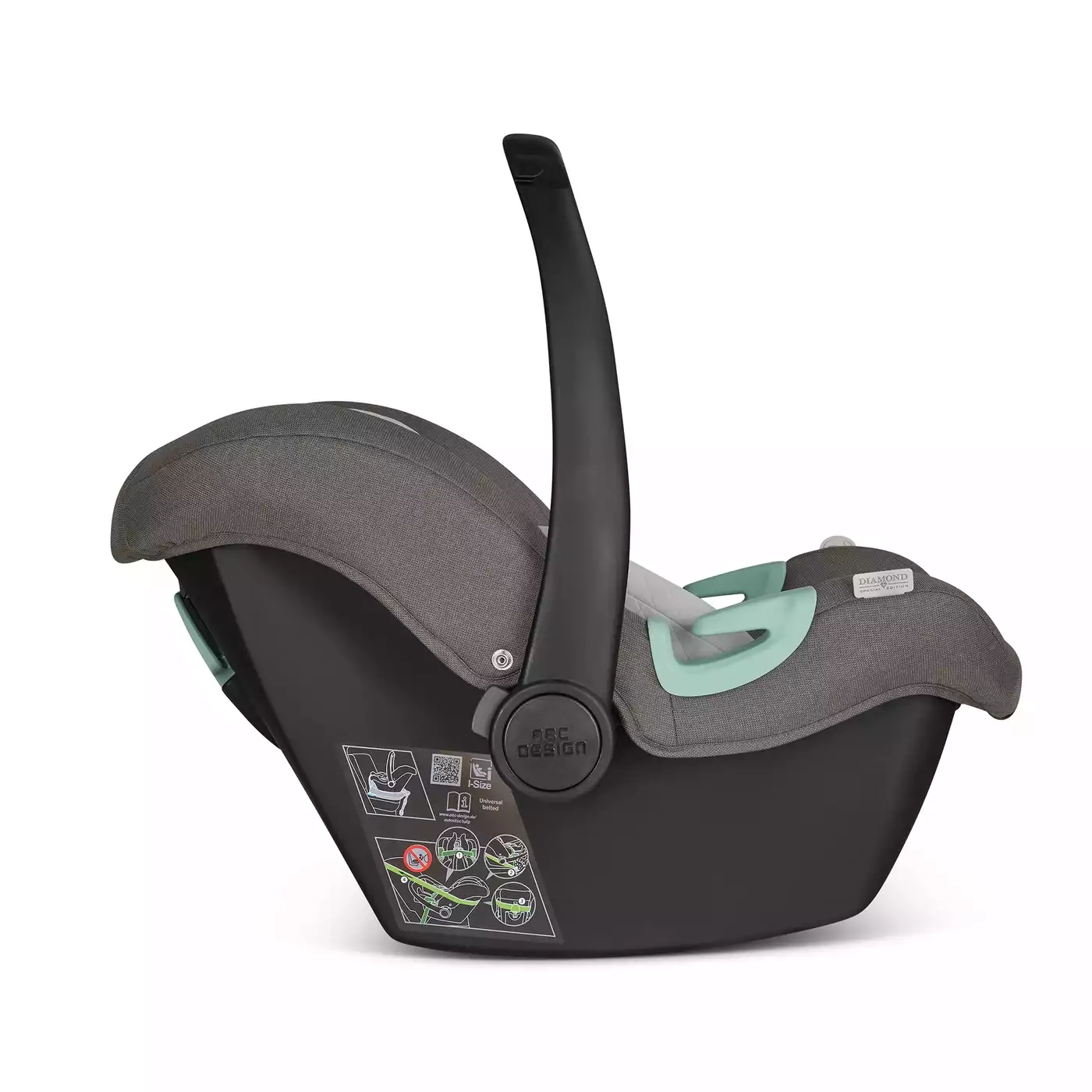 Babyschalen 0-13 kg, Gruppe 0+, ABC DESIGN, Braun – Produktansicht