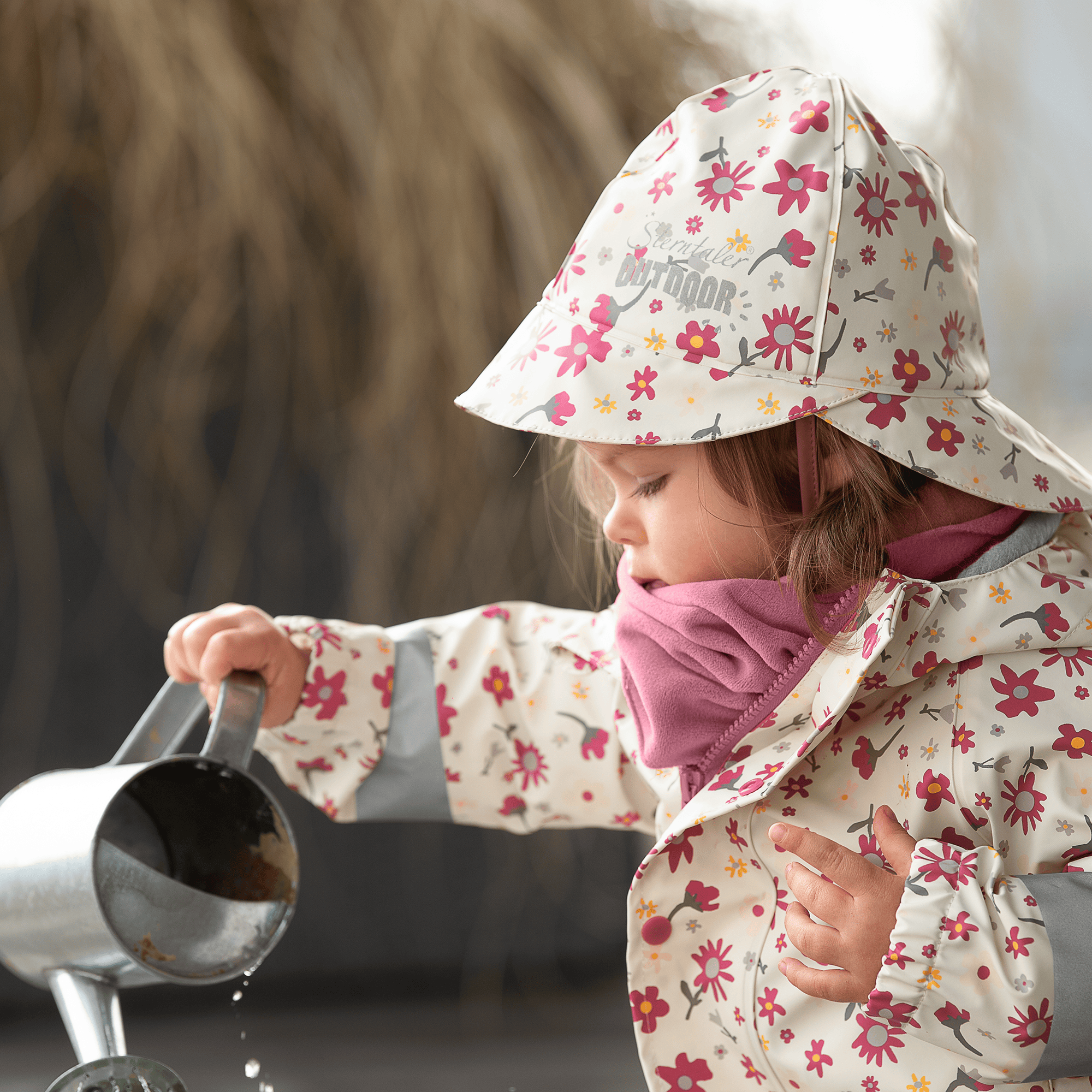 Regenjacken, Sterntaler, Pink – Produktansicht