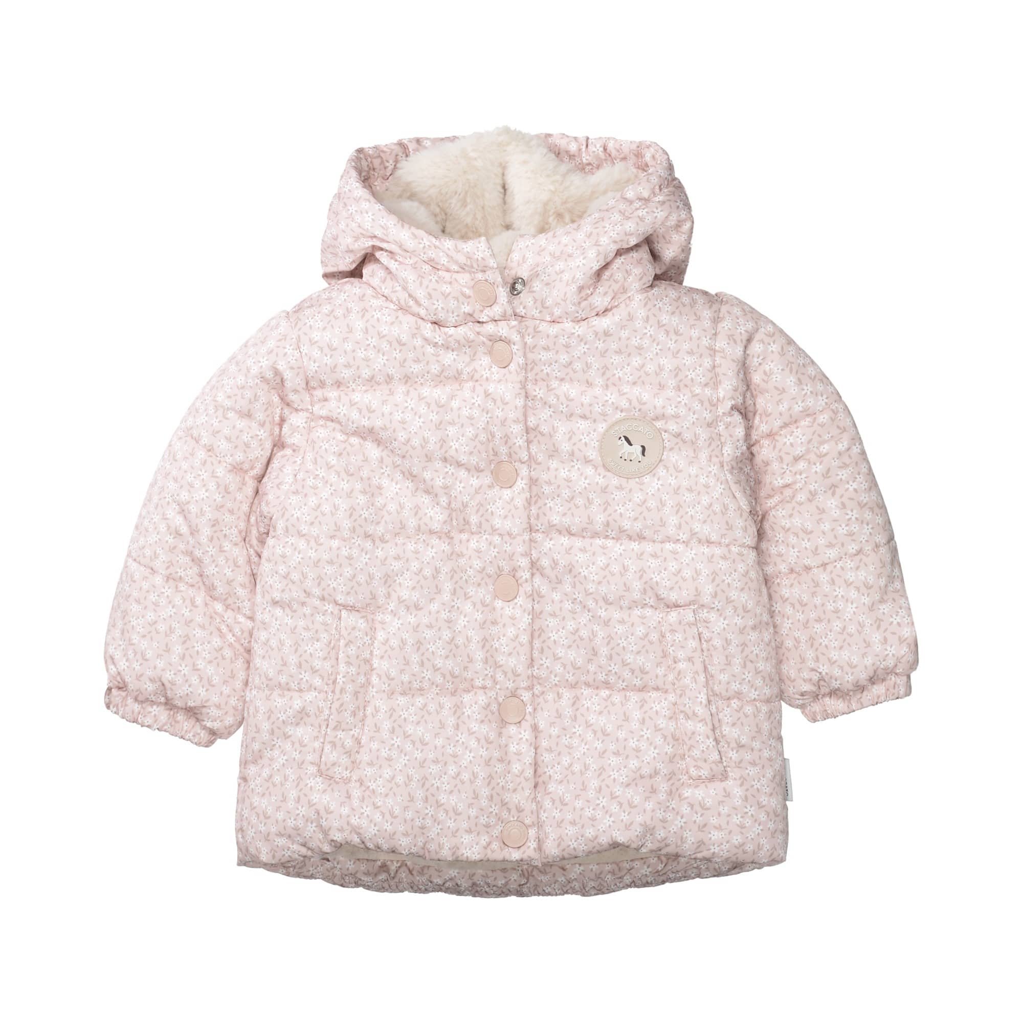 Winterjacken, STACCATO, Pink – Besonderheit: mit Druckknöpfen