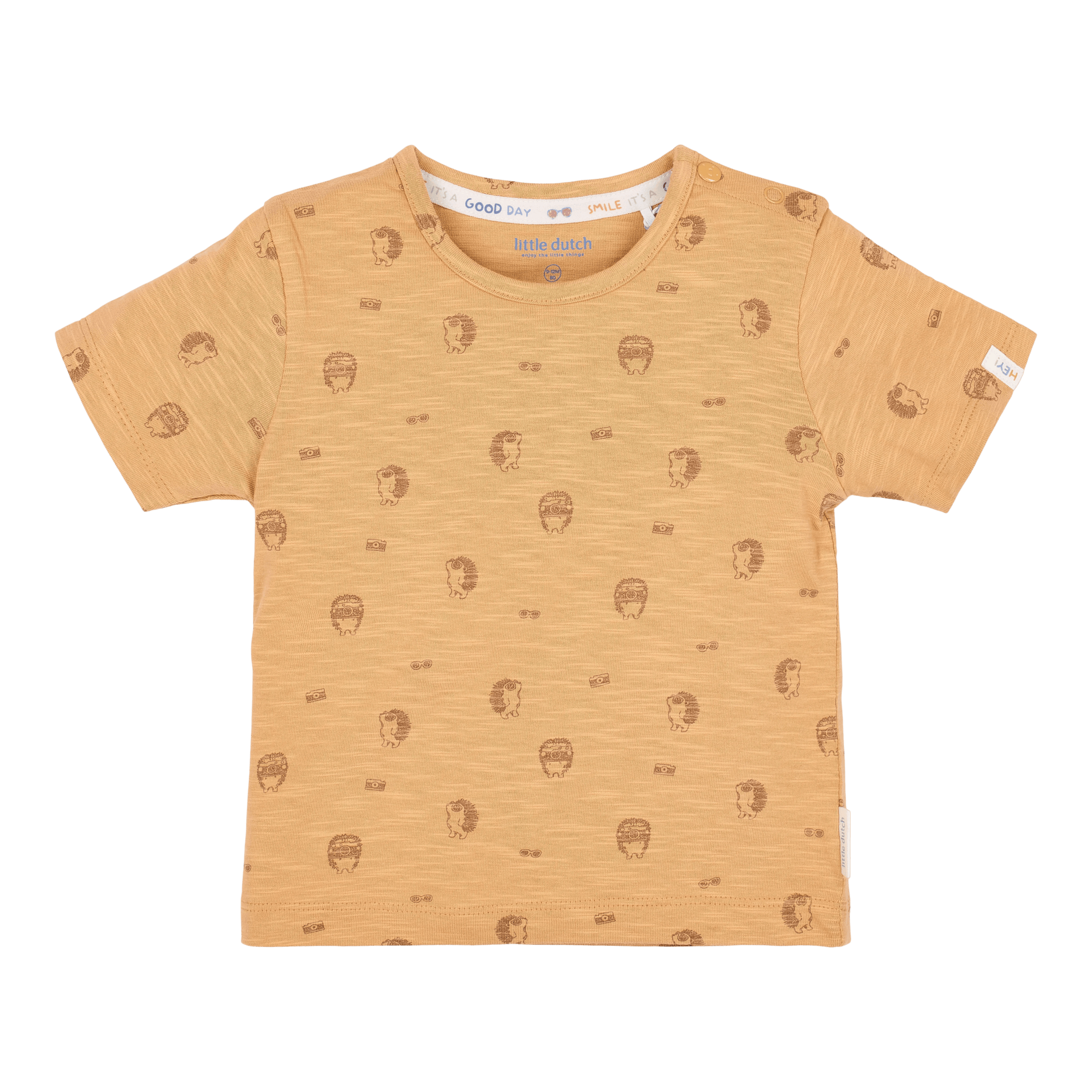 Kurzarmshirts, LITTLE DUTCH, Orange – Produktansicht