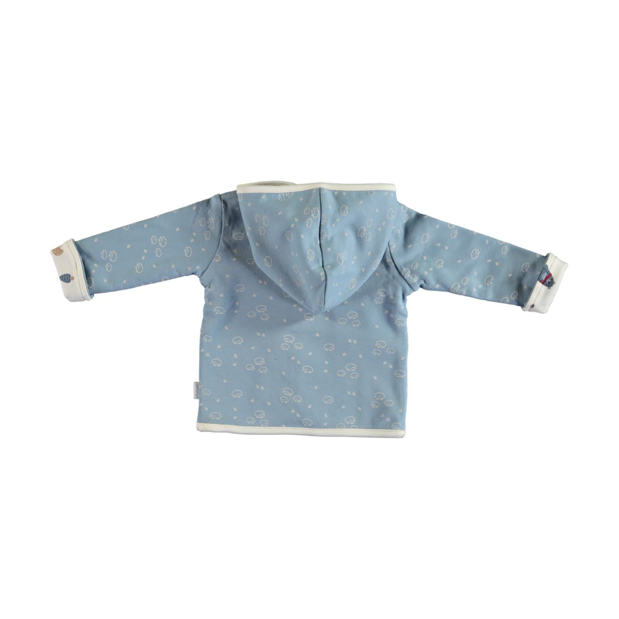 Wendejacken, LITTLE ONE, Blau – Besonderheit: aus 100% Baumwolle