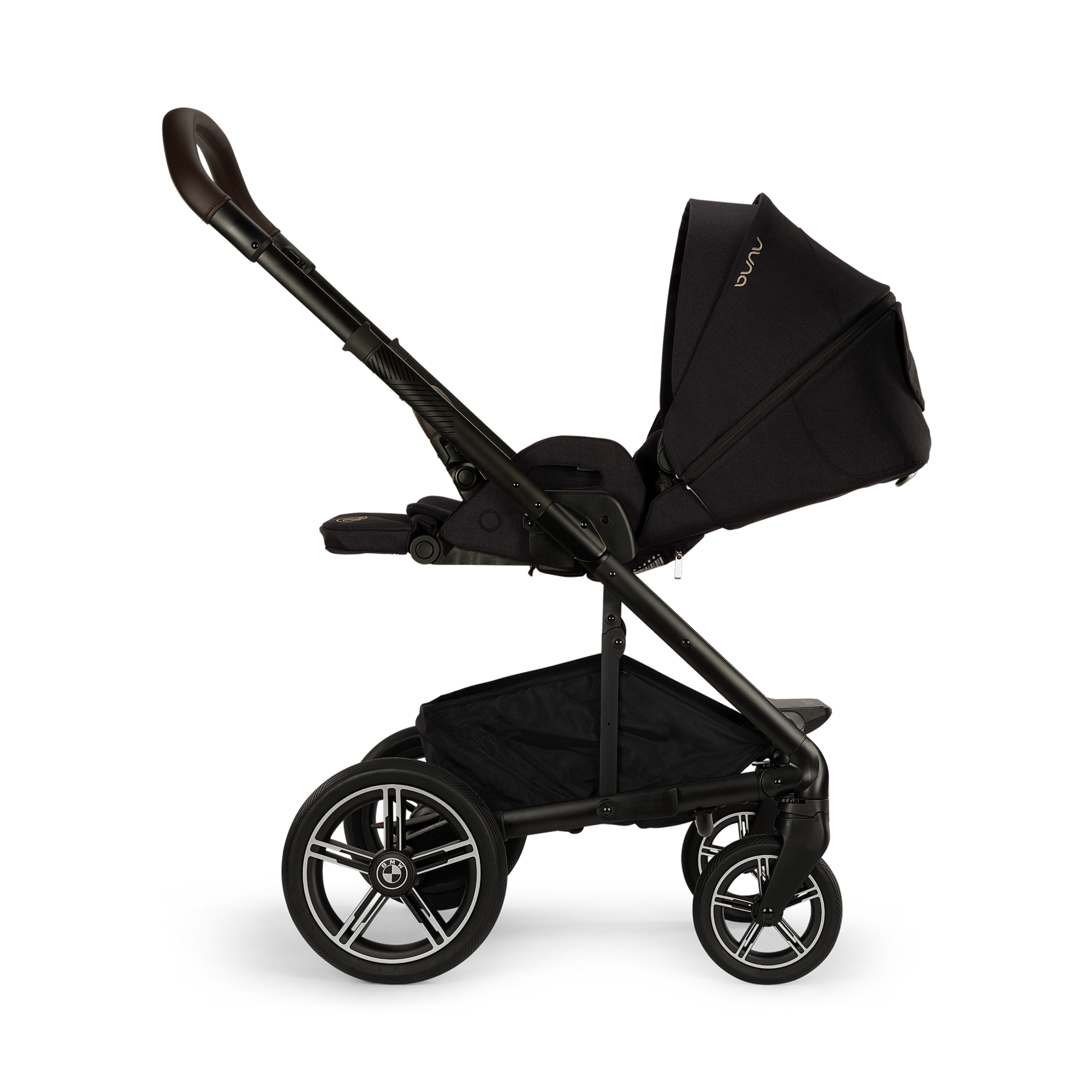 Kombi-Kinderwagen, nuna, Schwarz – Produktansicht