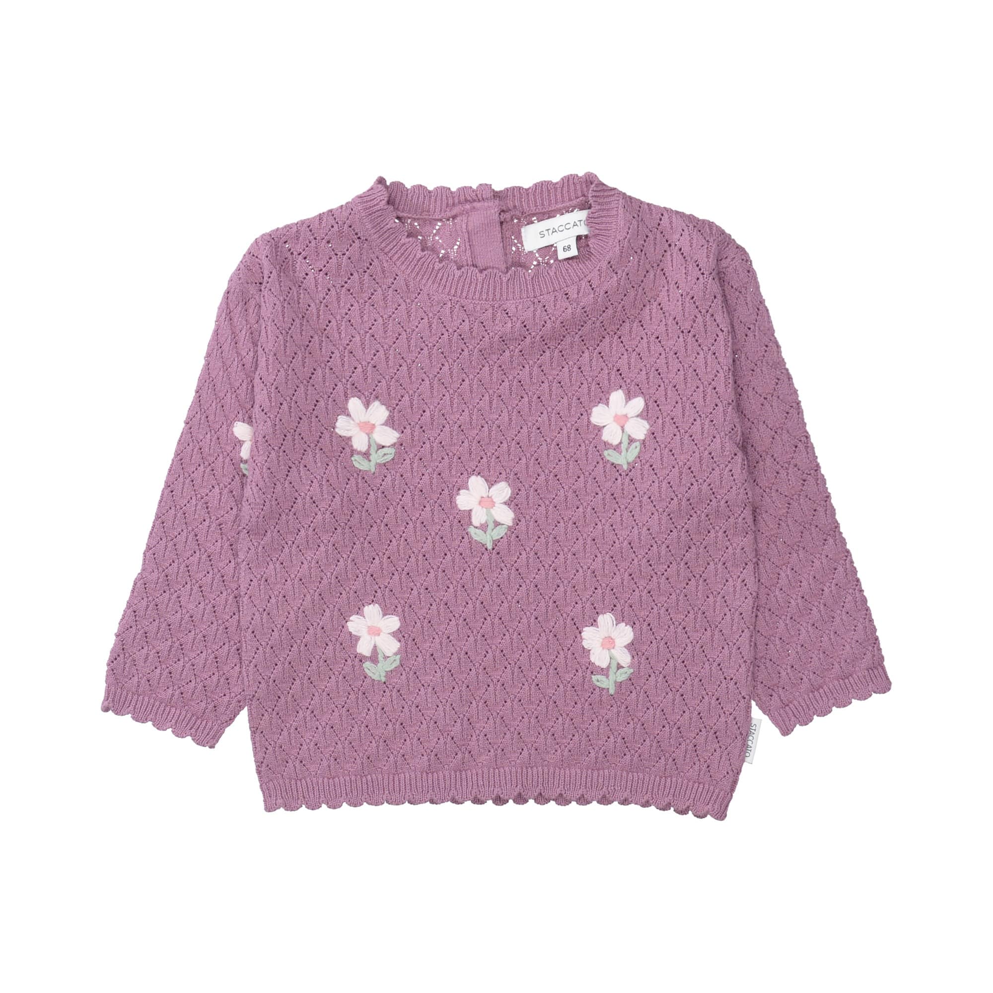 Pullover & Sweatshirts, STACCATO, Lila – Besonderheit: aus 100% Baumwolle