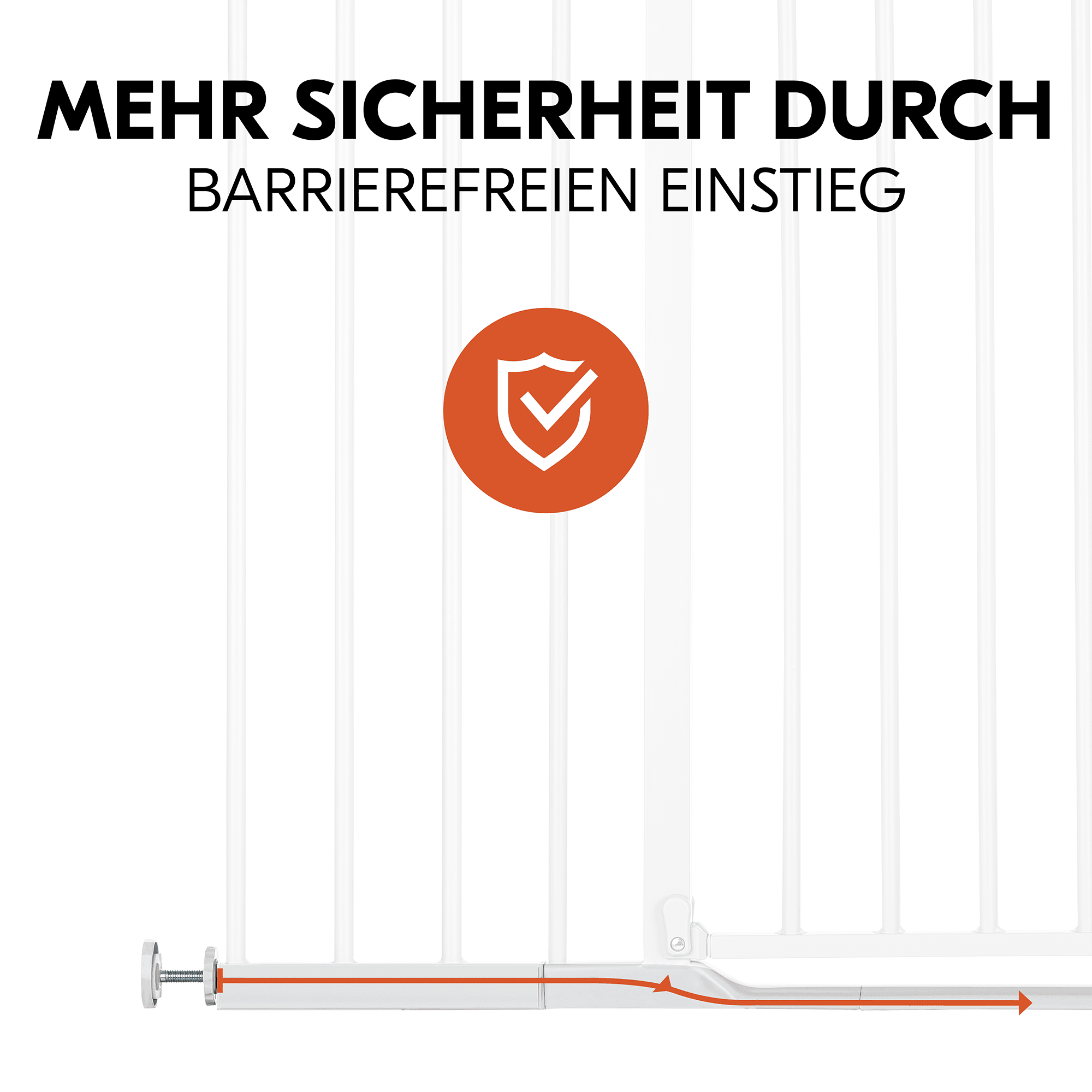 Tür- & Treppenschutzgitter, hauck, Weiß – Produktansicht
