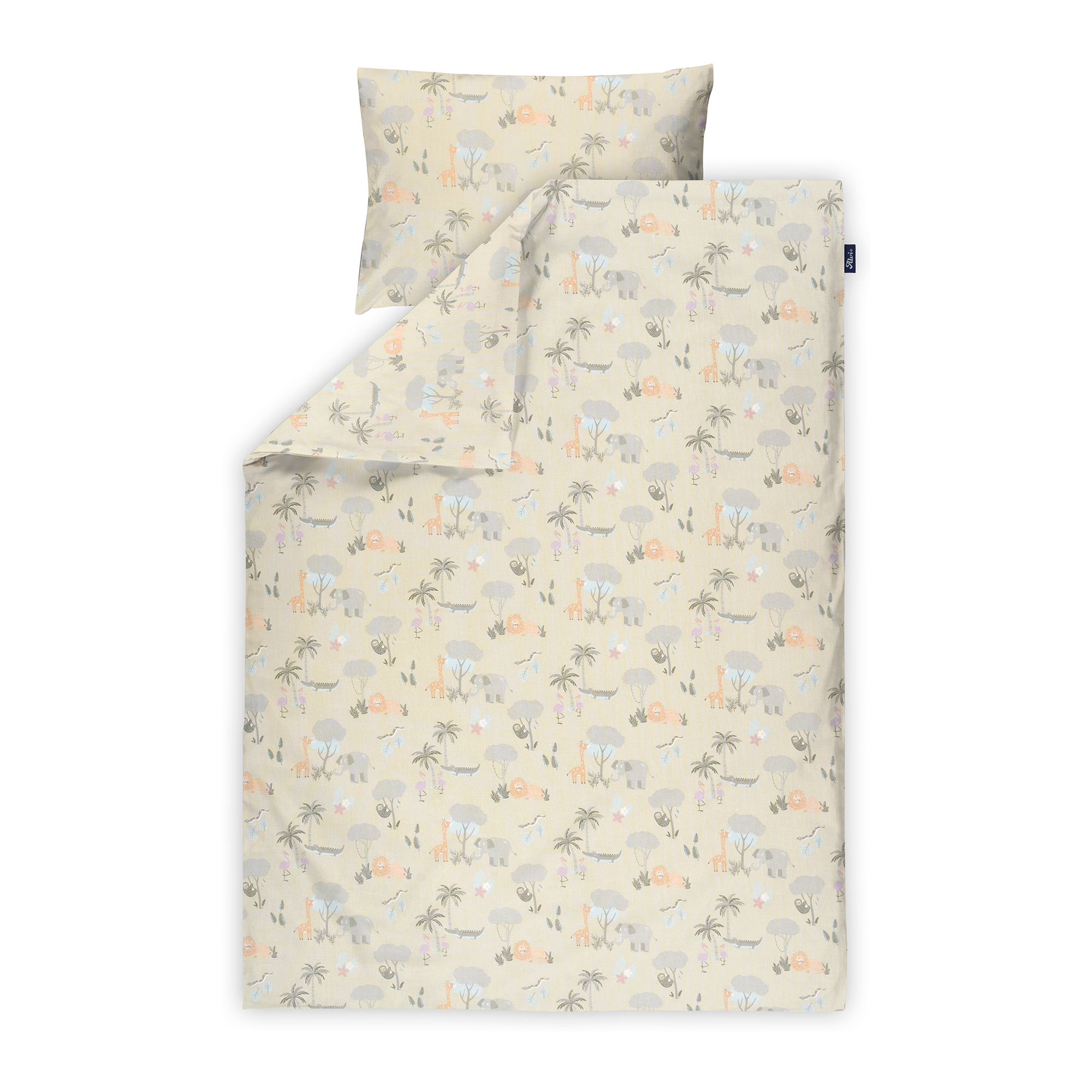 Bettwäsche 100x135 cm, Alvi, Gelb – Besonderheit: aus 100% Baumwolle