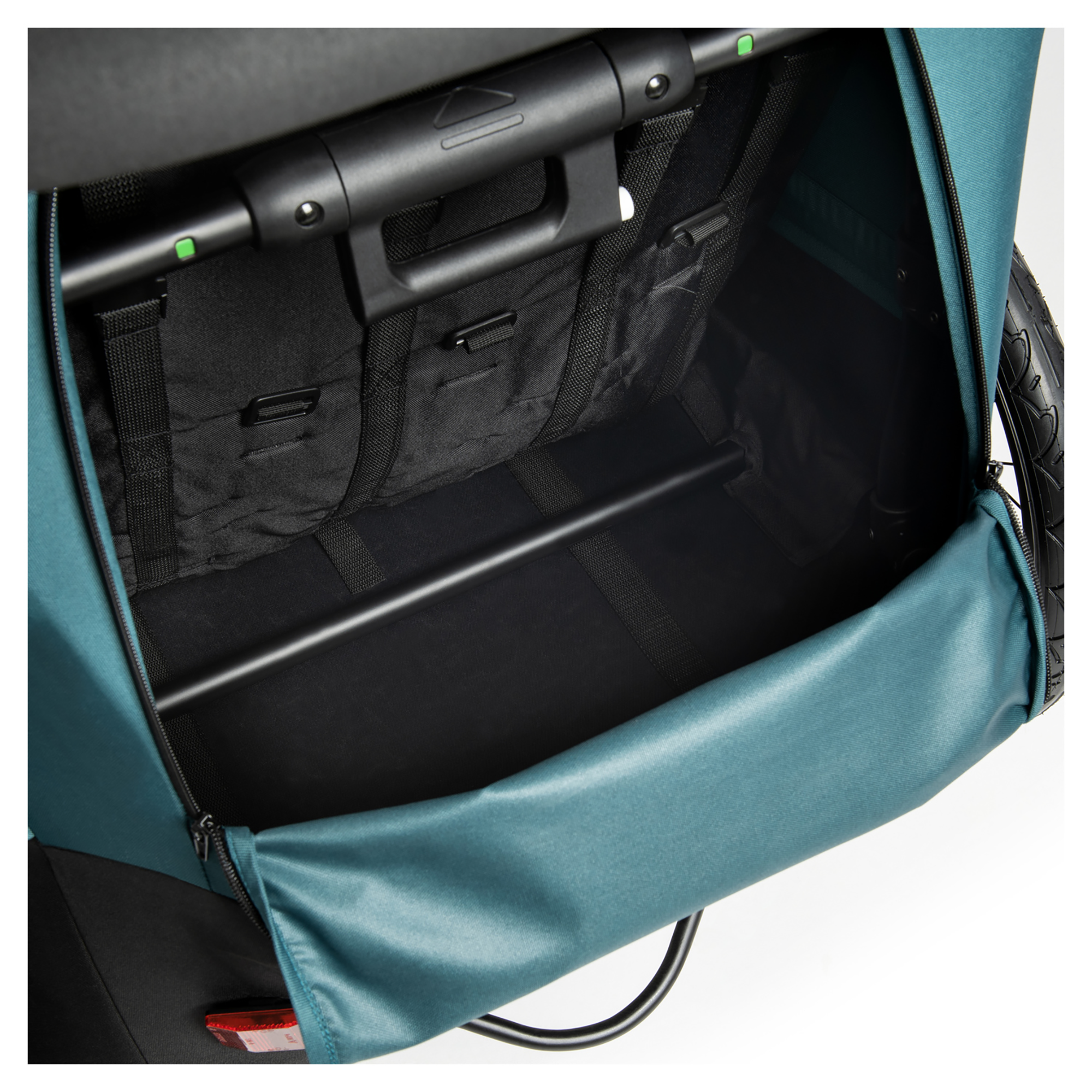 Fahrradanhänger, hauck, Grün – Produktansicht