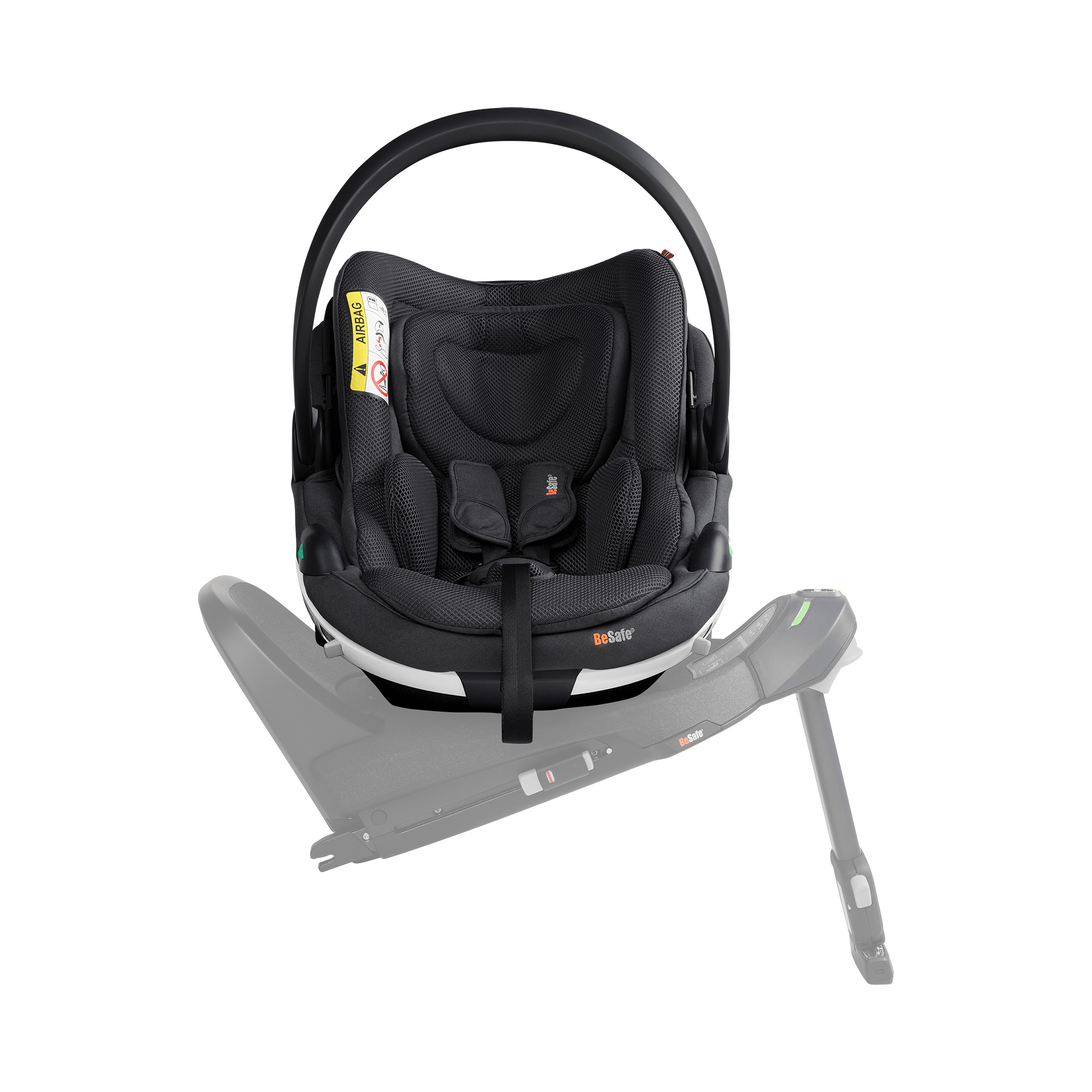 Babyschalen 0-13 kg, Gruppe 0+, BeSafe, Grau – Produktansicht