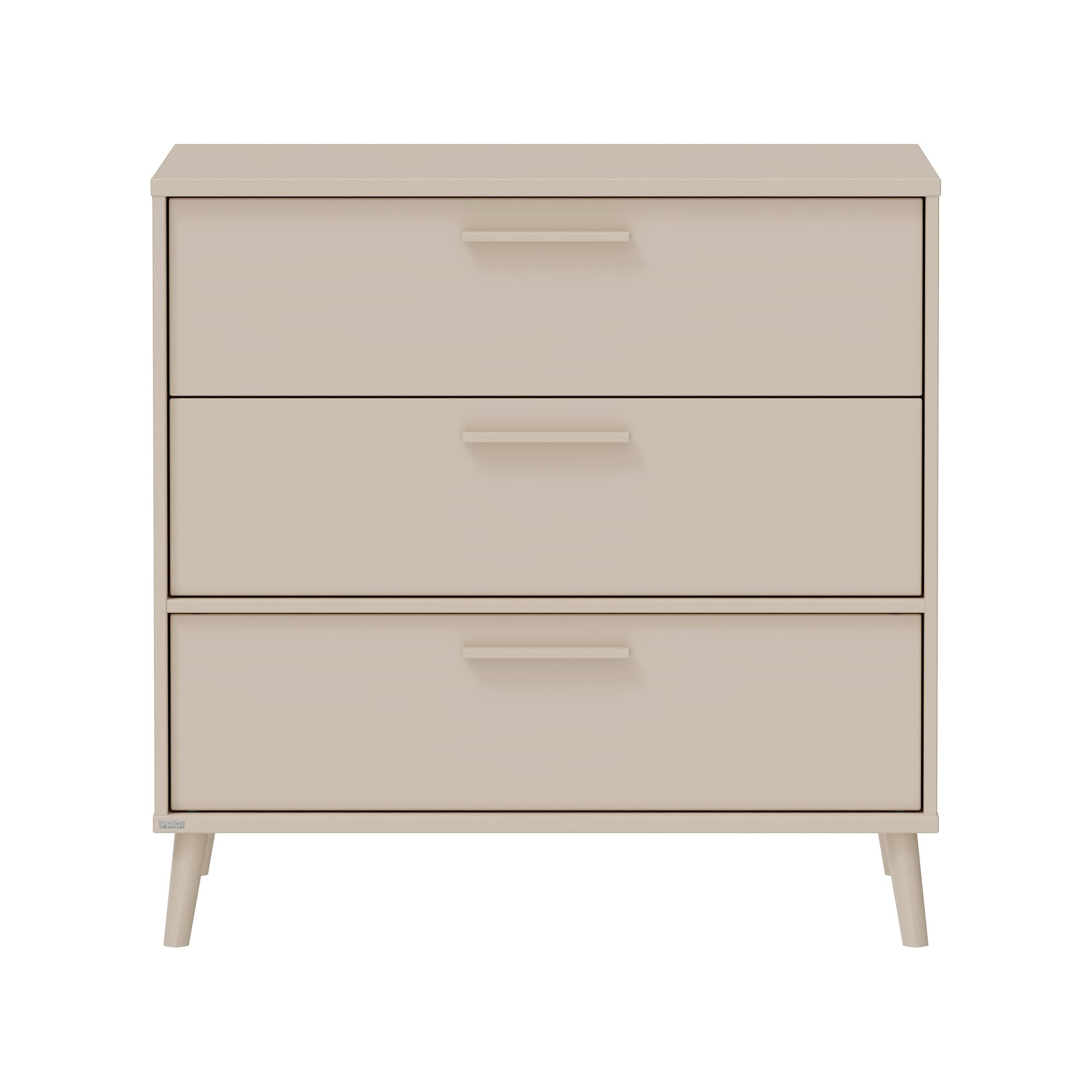 Produkte, PAIDI, Beige – Besonderheit: Kommode mit drei Schubkästen