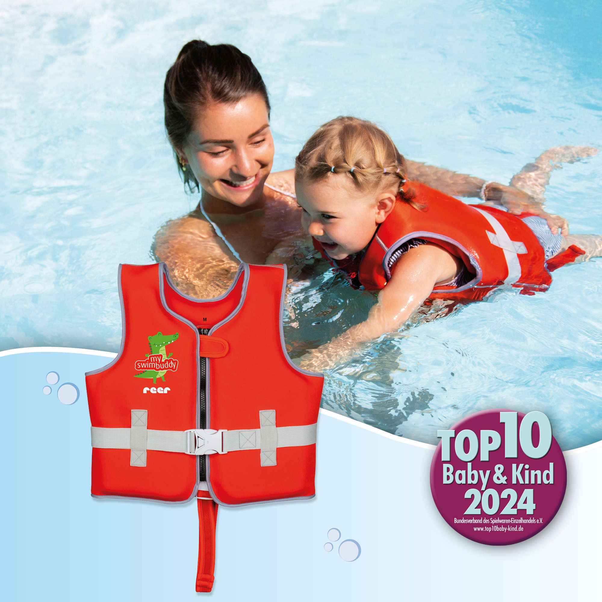 Schwimmflügel & Schwimmhilfen, reer, Rot – Produktansicht