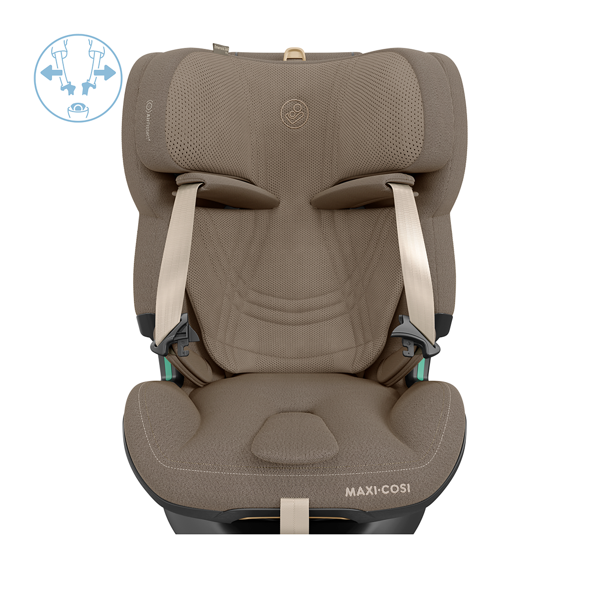 Kindersitze 9-36 kg, Gruppe 1/2/3, MAXI-COSI Premium, Beige – Produktansicht