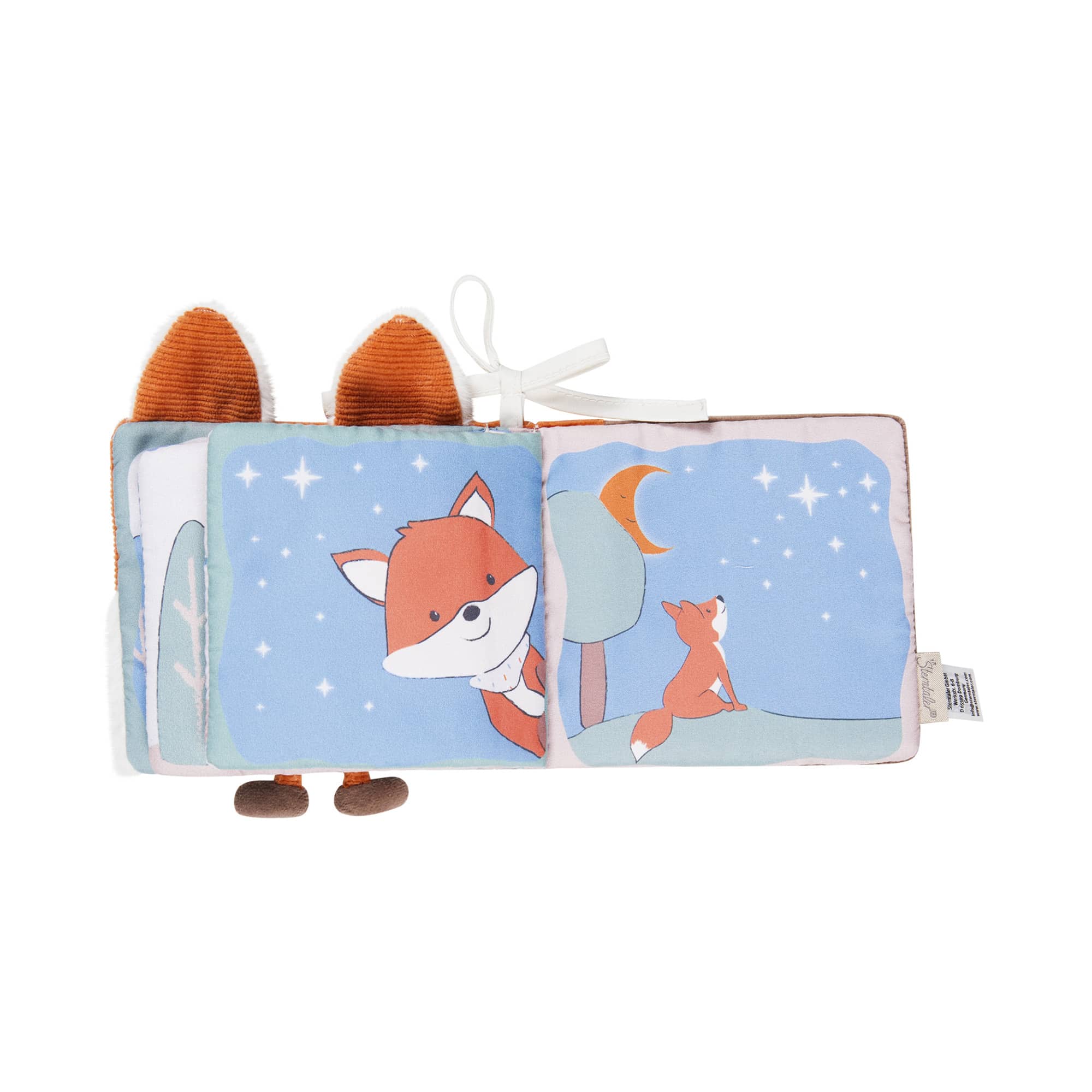 Stoffbücher, Sterntaler, Rot – Produktansicht