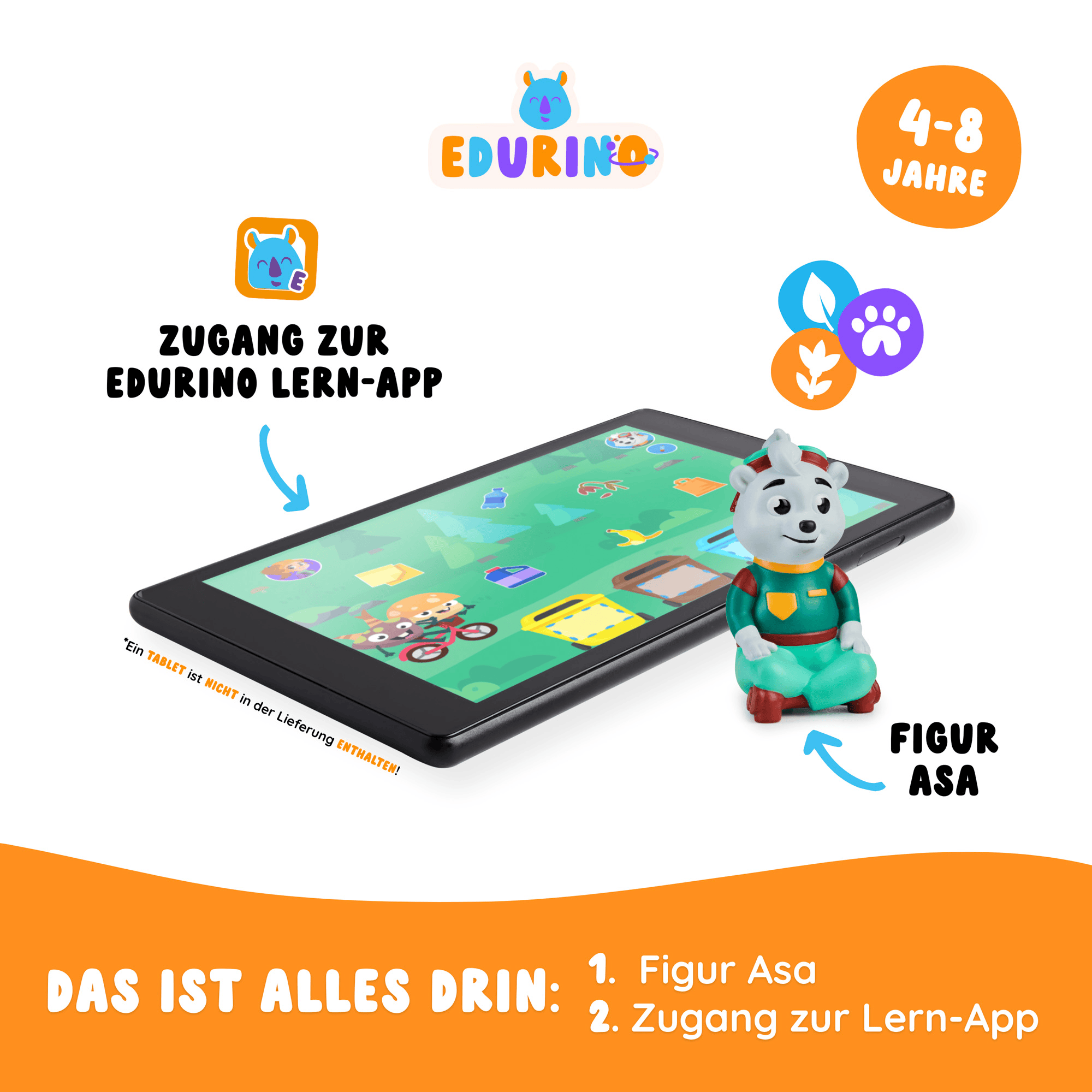 Spielfiguren, EDURINO, Mehrfarbig – Produktansicht