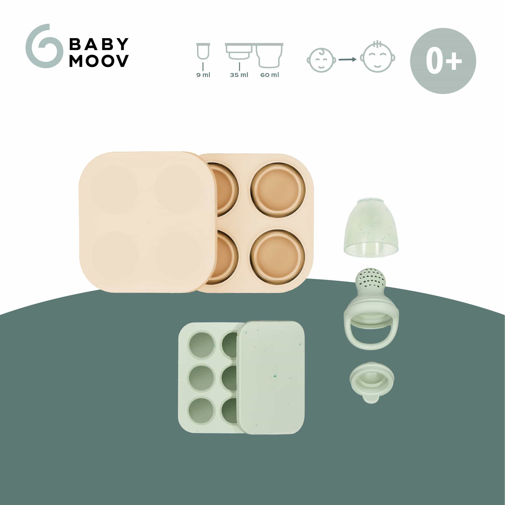 Nahrungsbehälter, babymoov, Mehrfarbig – Produktansicht