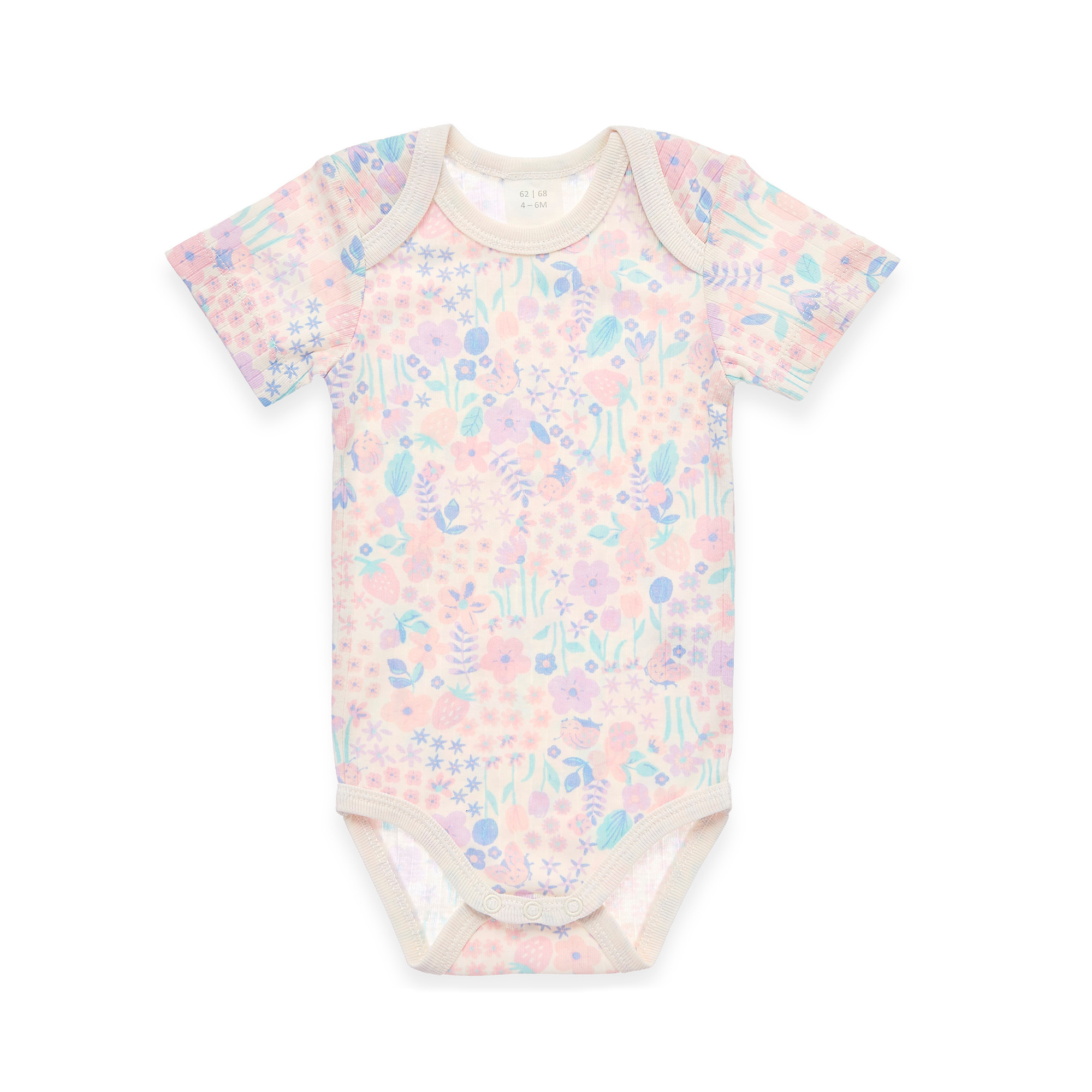 Kurzarmbodys, DIMO, Weiß – Besonderheit: aus 100% Baumwolle