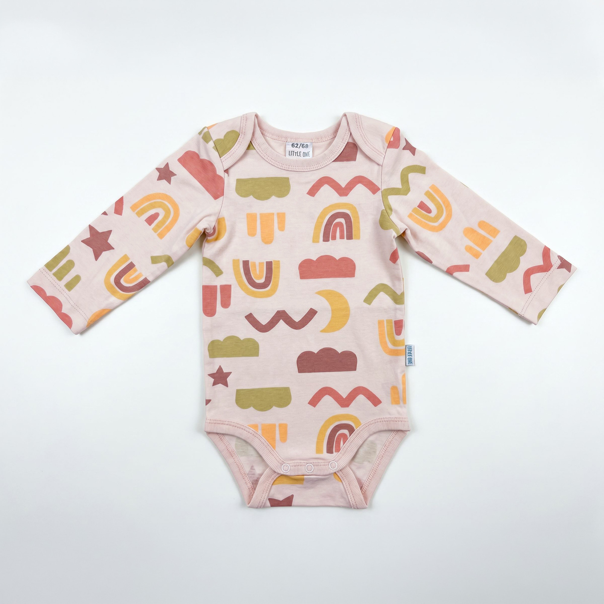 Langarmbodys, LITTLE ONE, Pink – Besonderheit: angenehmer Single-Jersey
