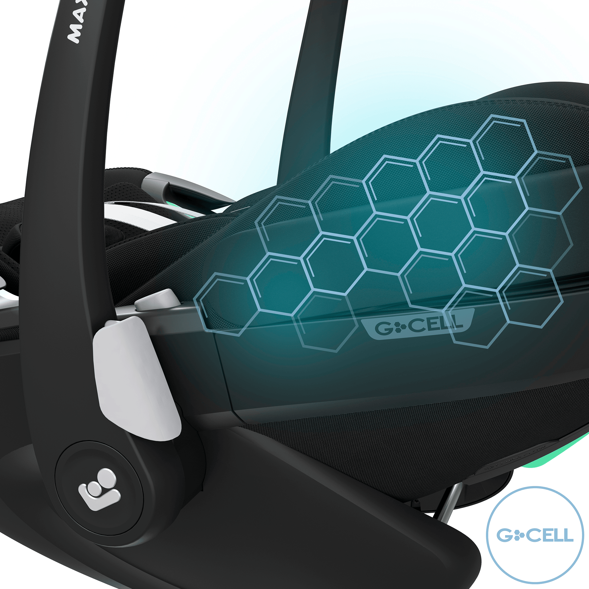 Babyschalen 0-13 kg, Gruppe 0+, MAXI-COSI Premium, Schwarz – Produktansicht