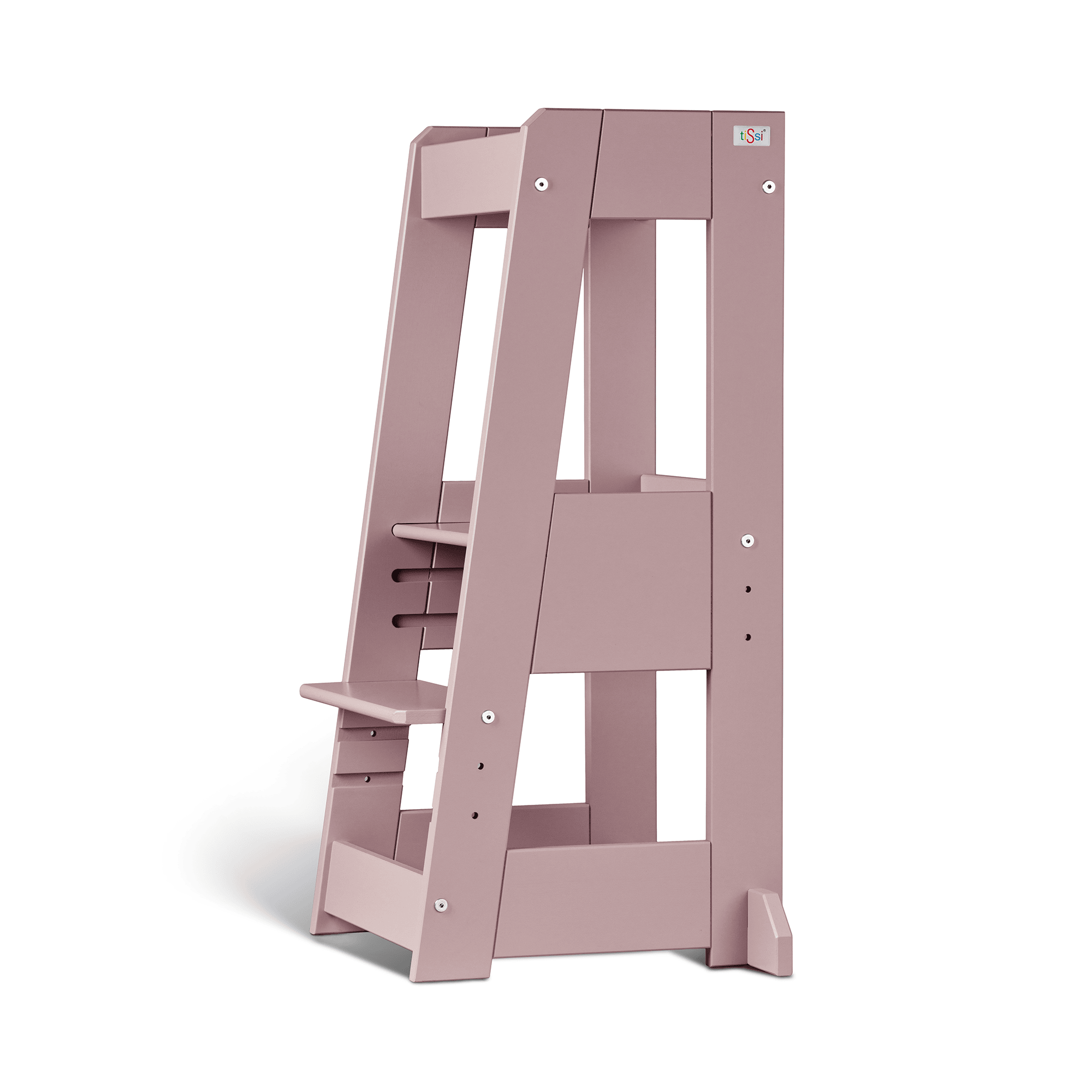 Lerntürme, tiSsi, Pink – Besonderheit: höhenverstellbares Stand- und Fußbrett
