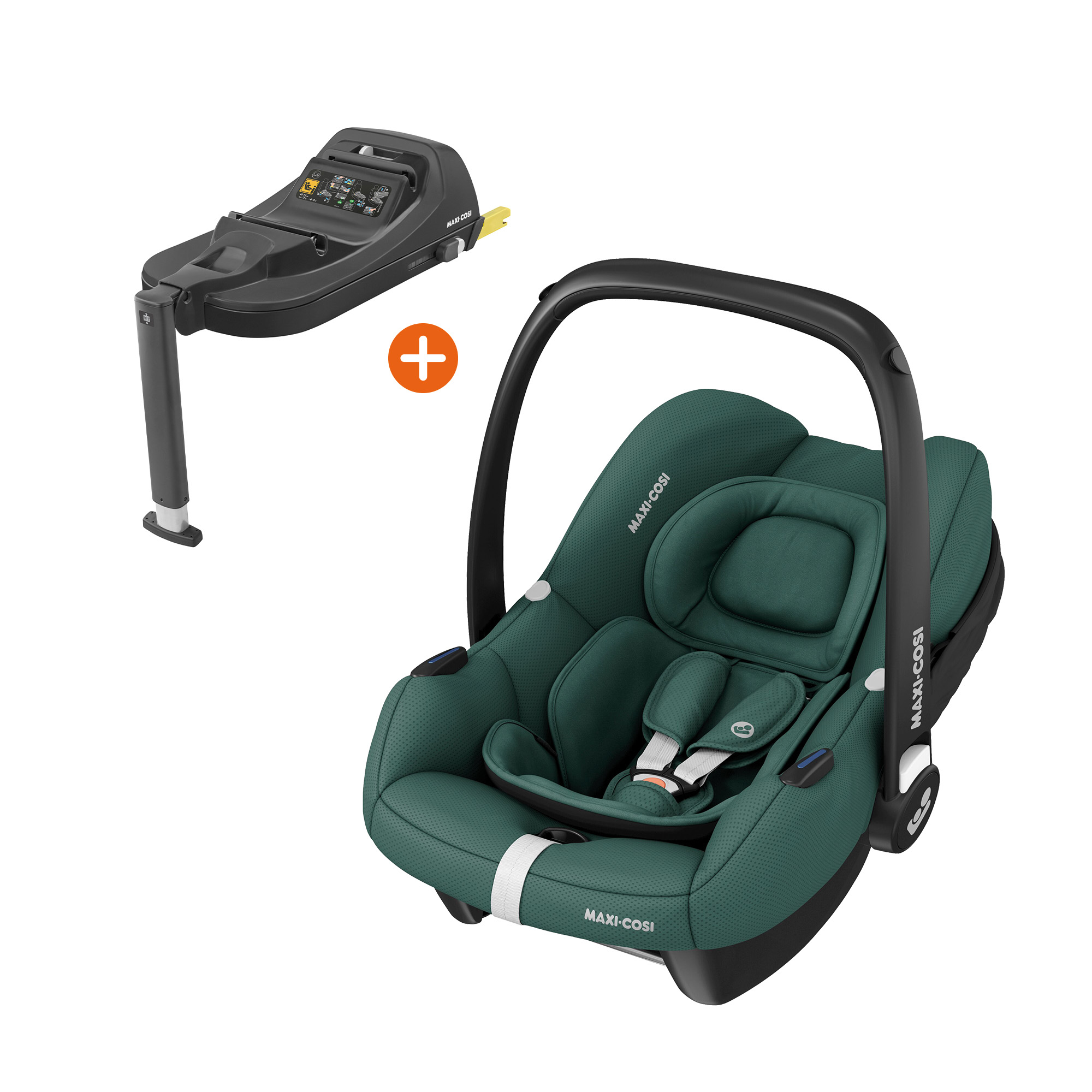 Babyschalen 0-13 kg, Gruppe 0+, MAXI-COSI, Grün – Produktansicht