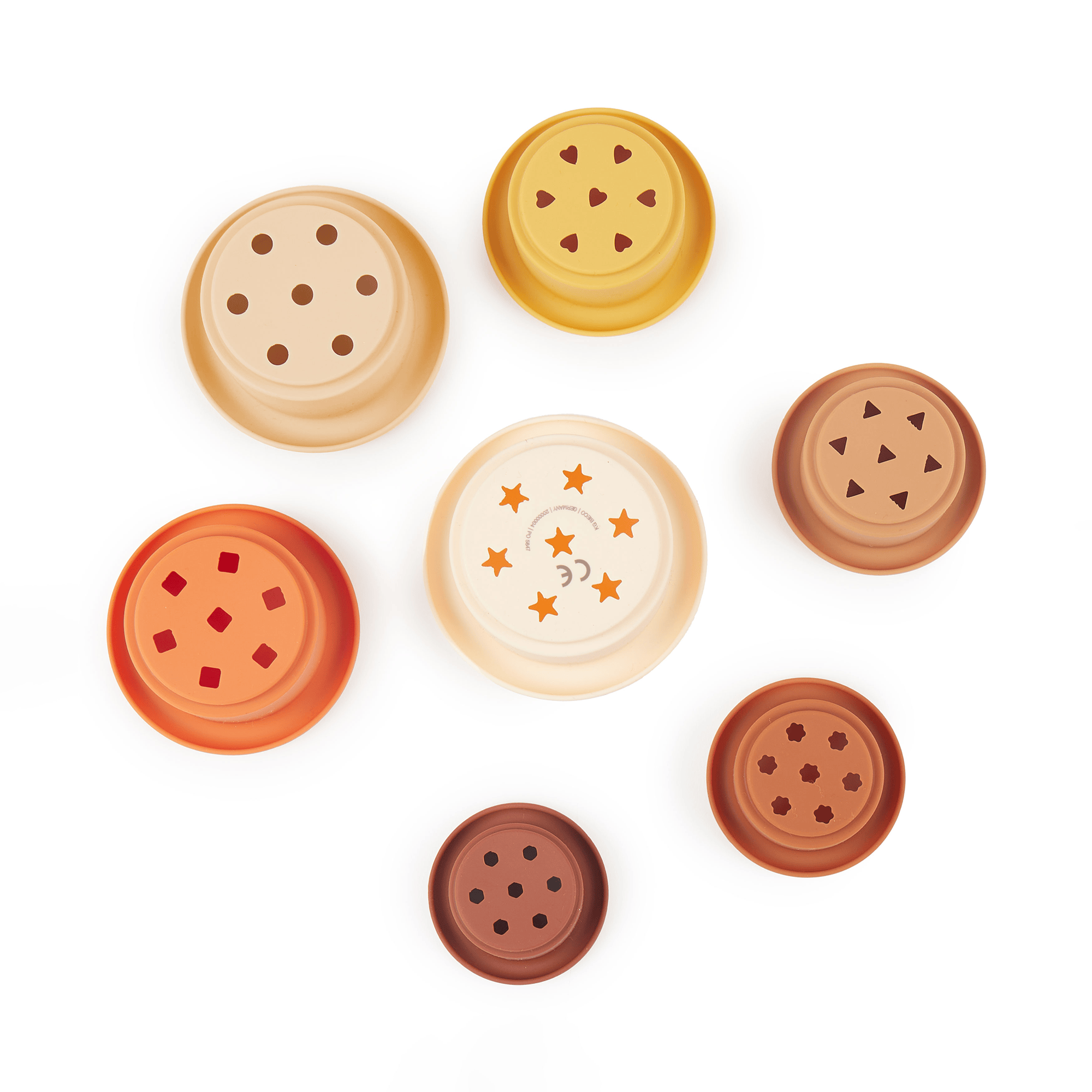 Stapelbecher, bieco, Braun – Produktansicht