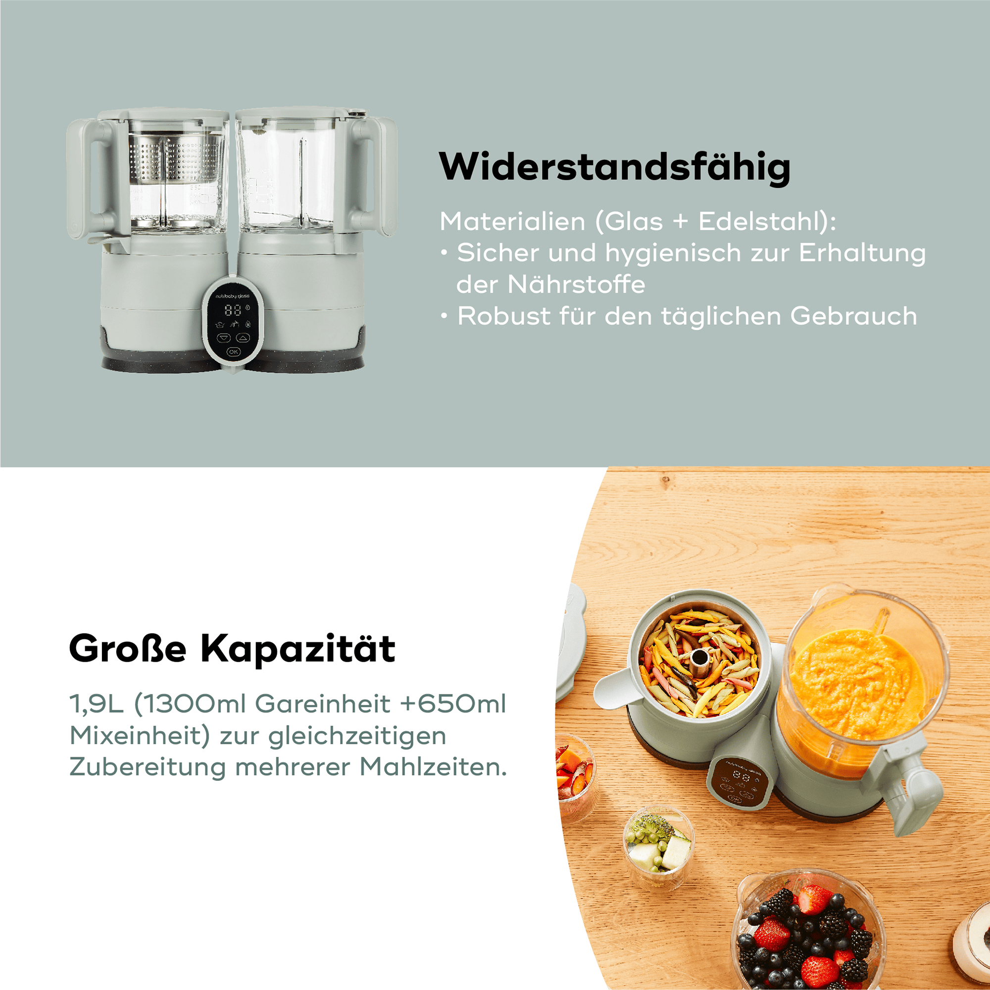 Babykostwärmer, babymoov, Grün – Produktansicht