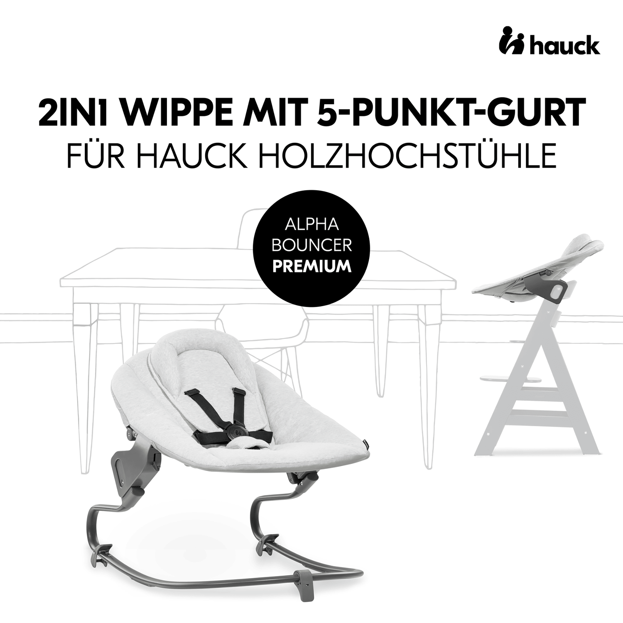 Wippen, hauck, Grau – Produktansicht