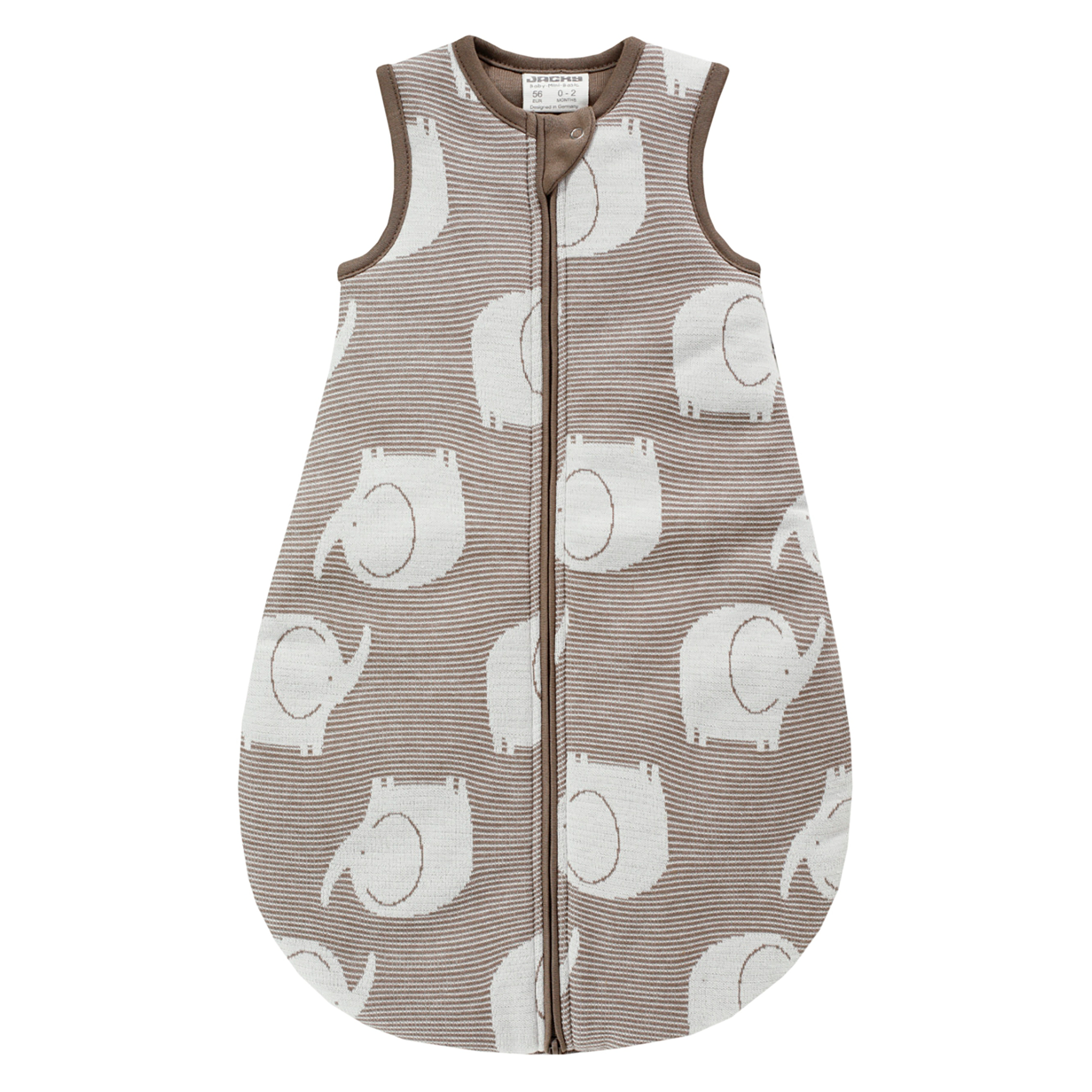 Ganzjahresschlafsäcke, JACKY, Braun – Besonderheit: für das ganze Jahr geeignet (2,5 TOG)