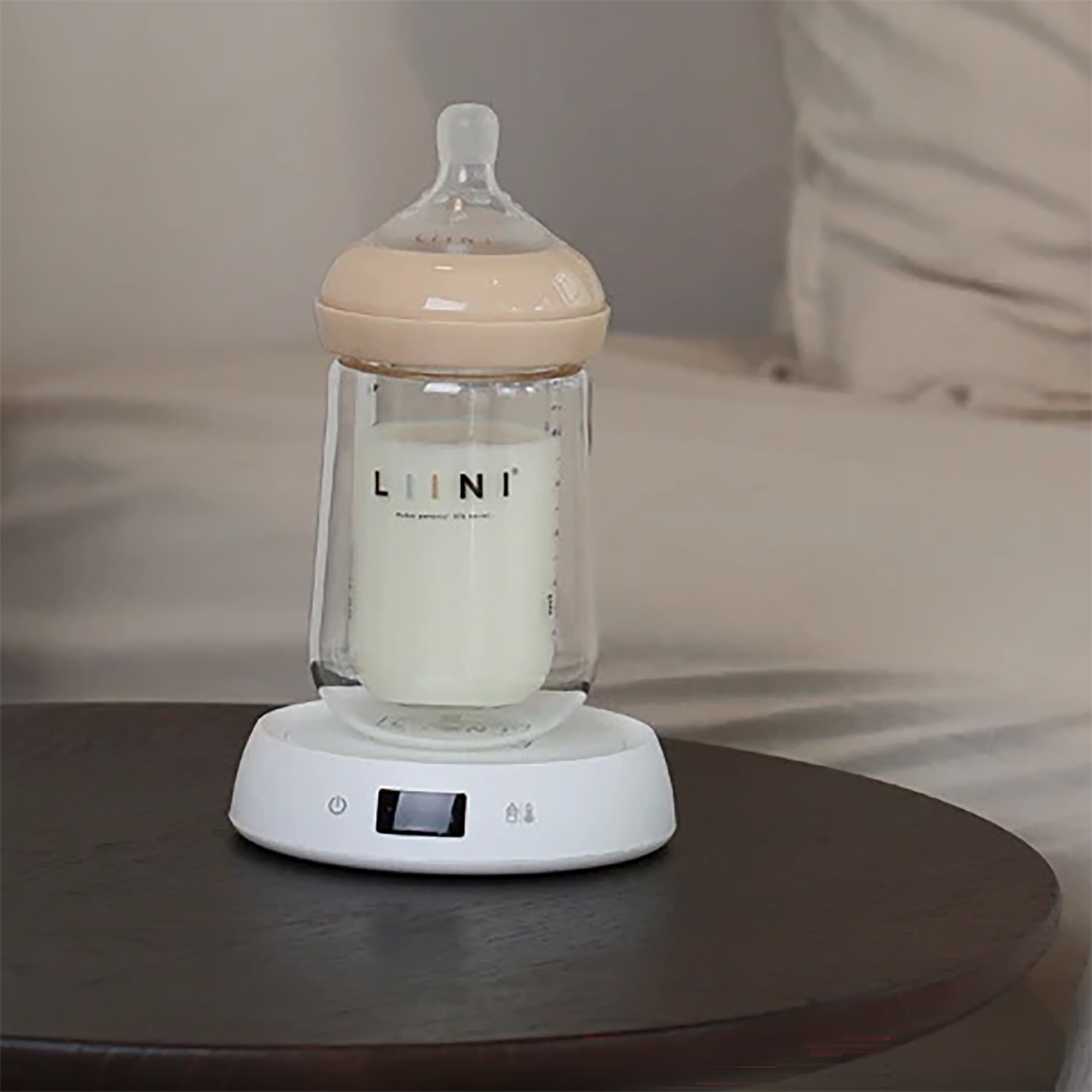 Babykostwärmer, LIINI, Weiß – Besonderheit: zum Warmhalten und Aufwärmen von Babyflaschen