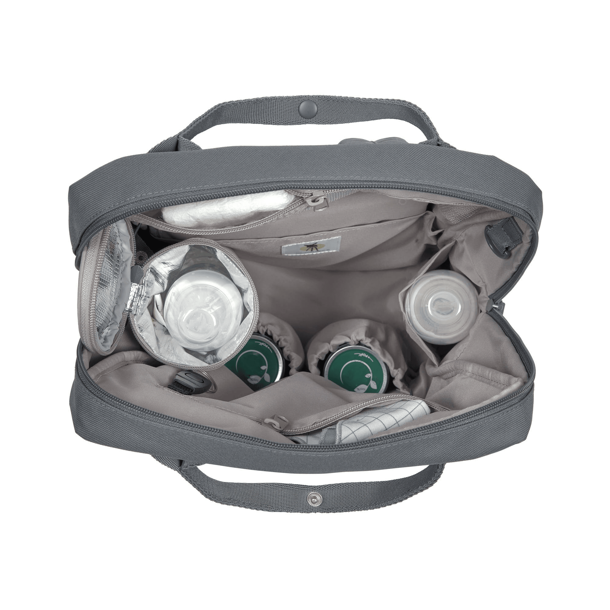 Wickelrucksäcke, LÄSSIG, Grau – Produktansicht