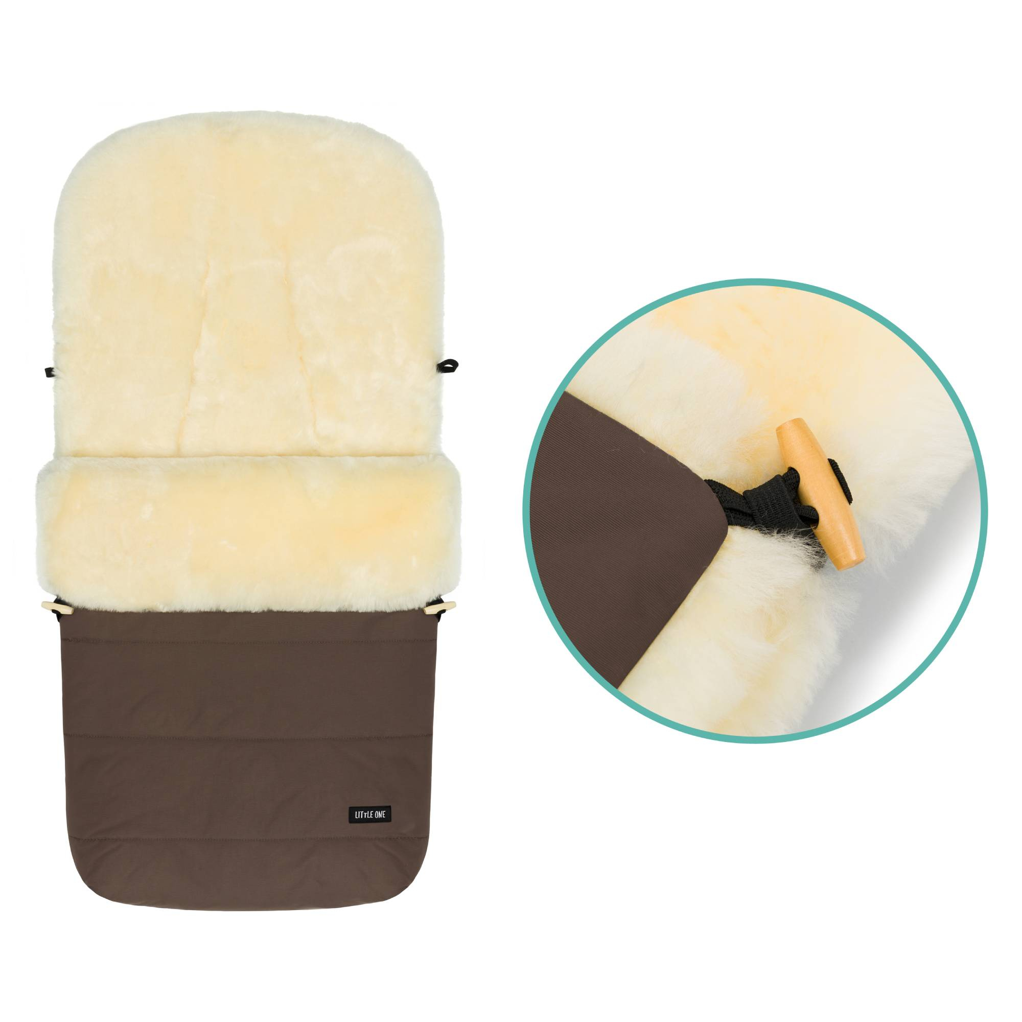 Fußsäcke & Decken, LITTLE ONE, Braun – Produktansicht