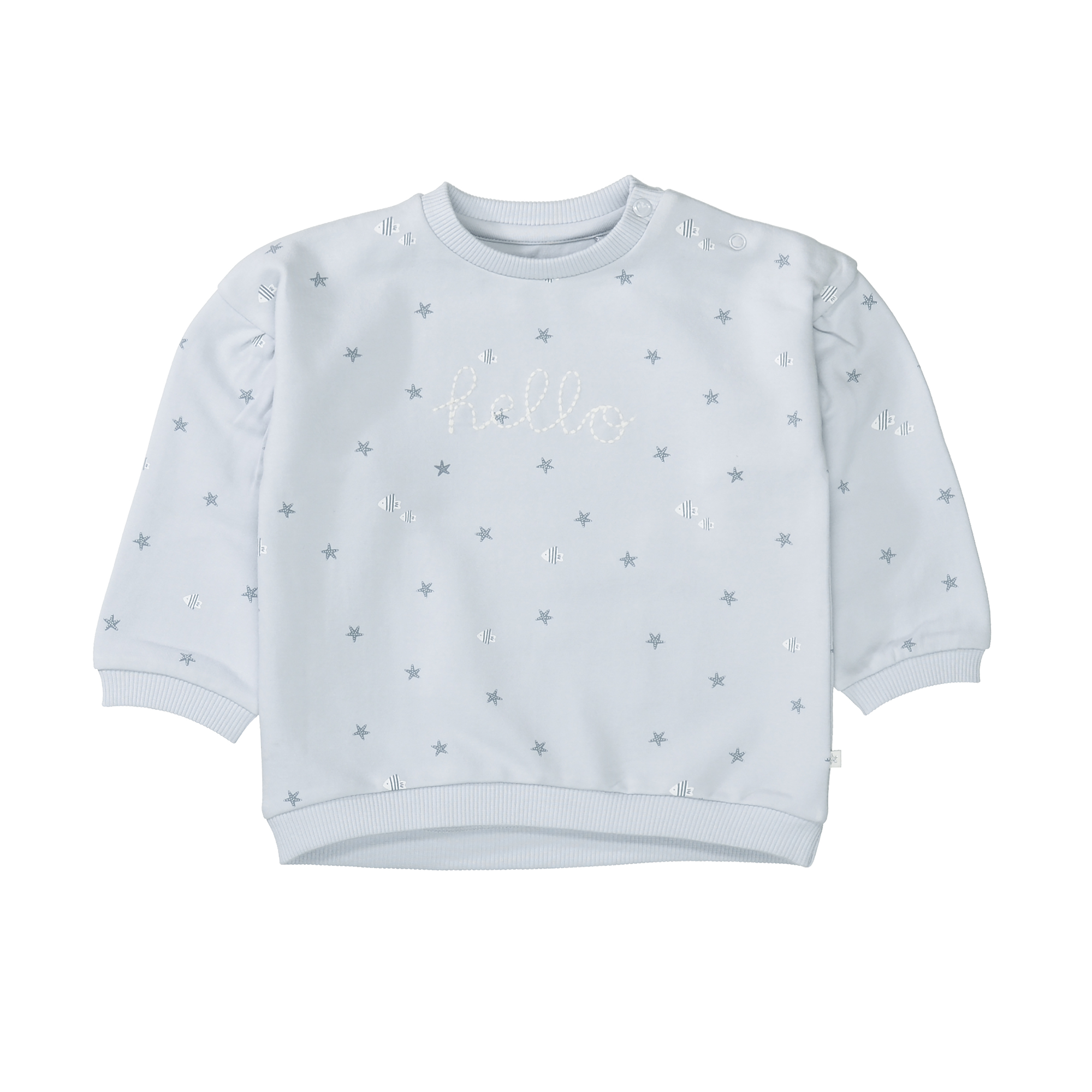 Pullover & Sweatshirts, STACCATO, Blau – Besonderheit: aus 95% Baumwolle