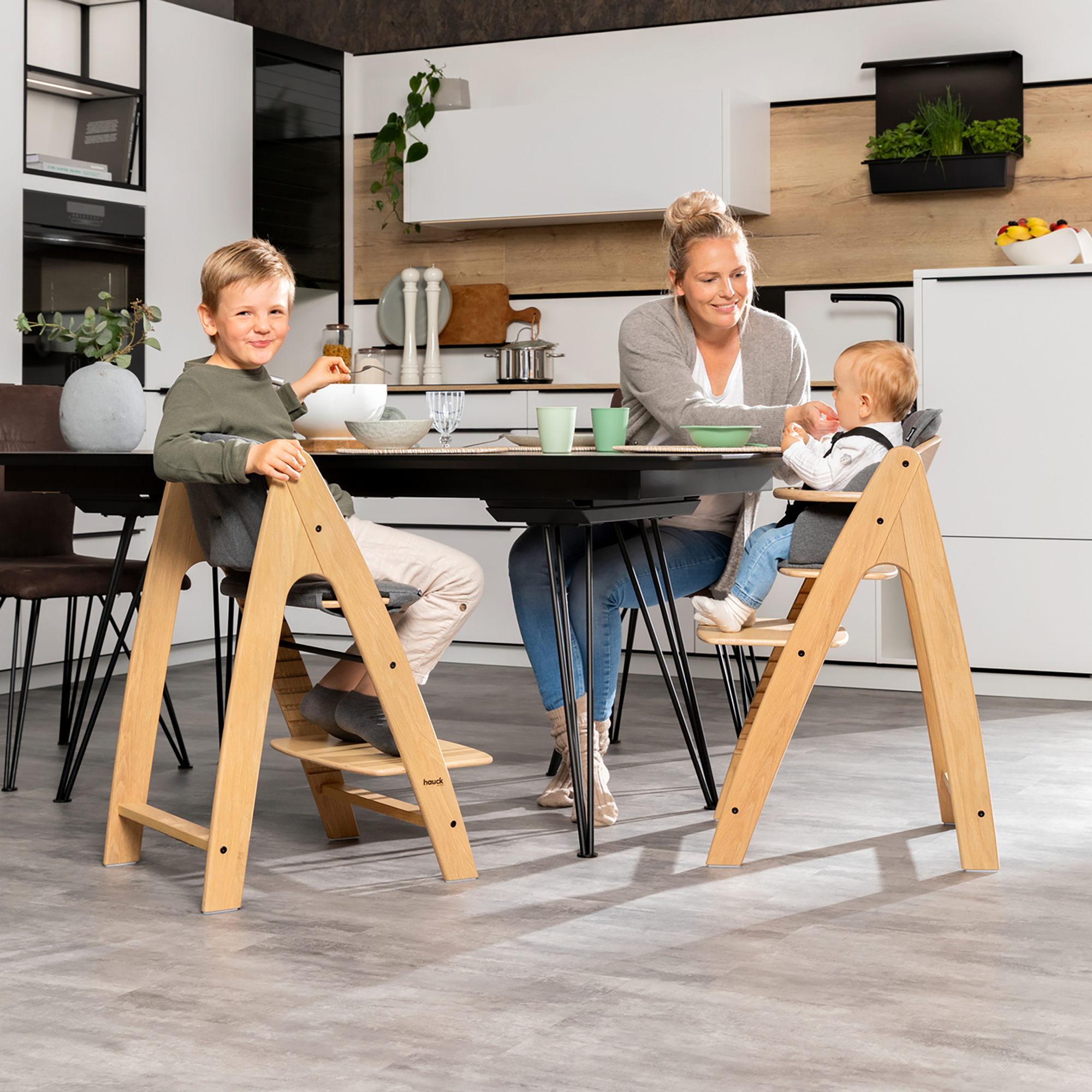 Treppenhochstühle, hauck, Beige – Produktansicht