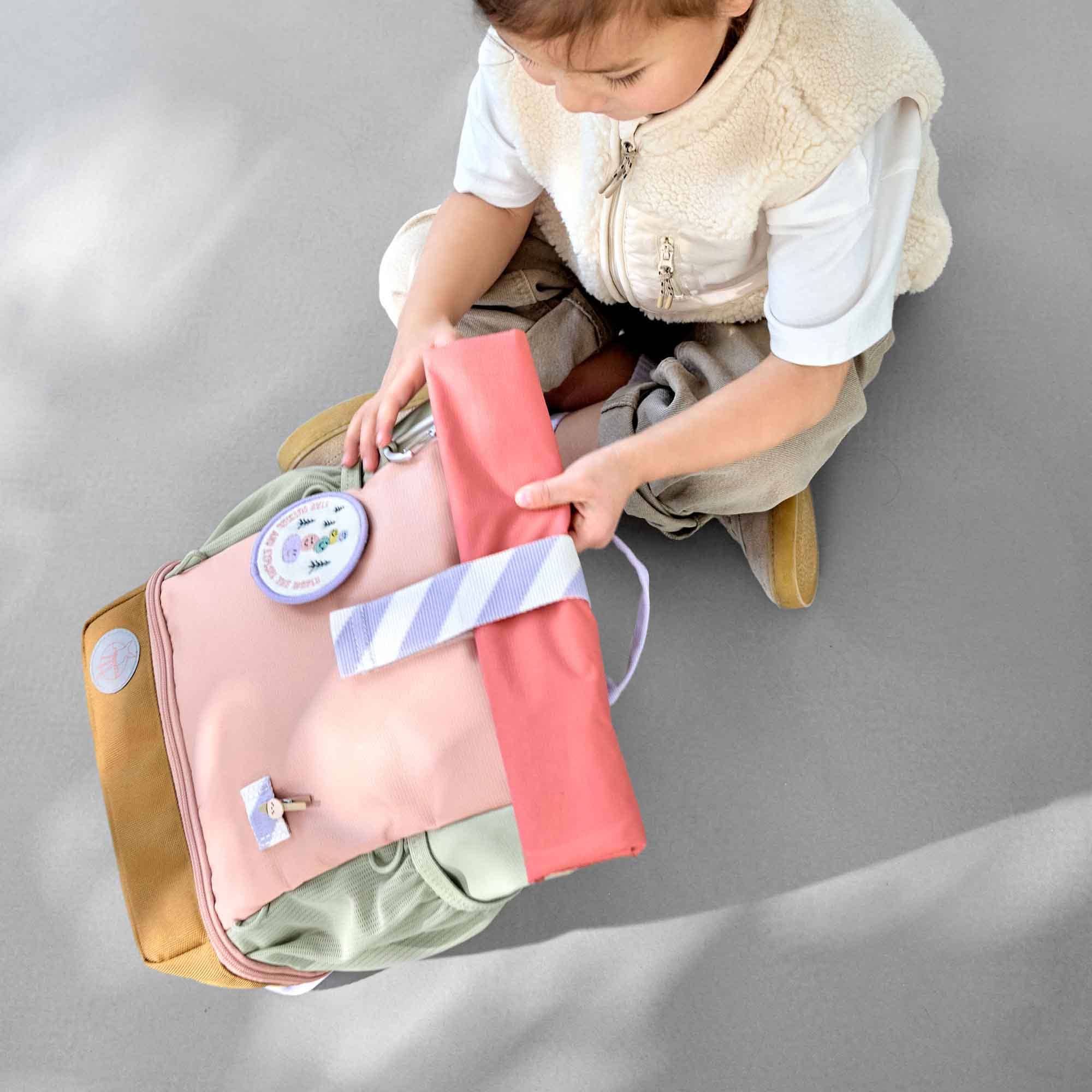 Kinderrucksäcke, LÄSSIG, Pink – Produktansicht