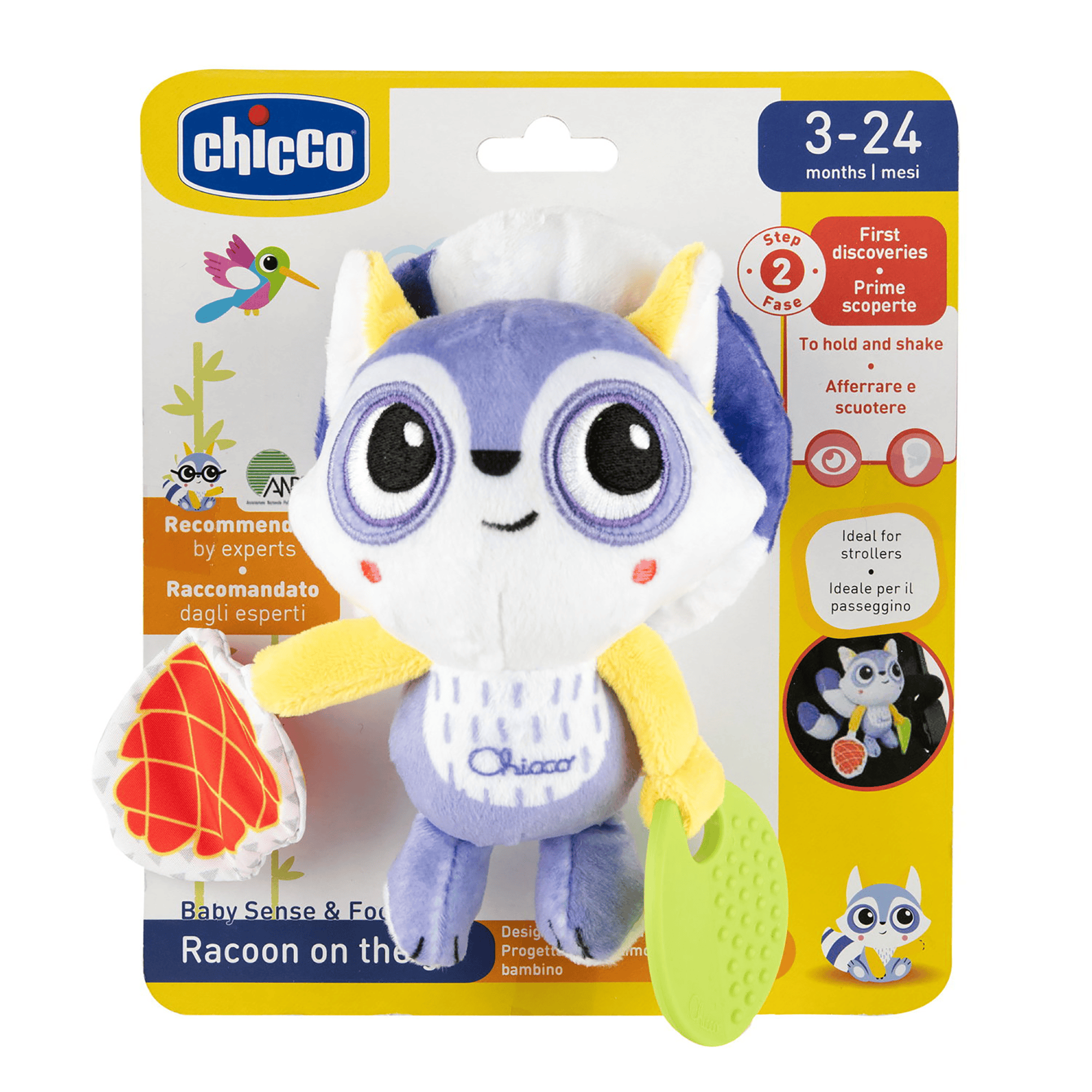 Rasseln & Greiflinge, chicco, Mehrfarbig – Produktansicht