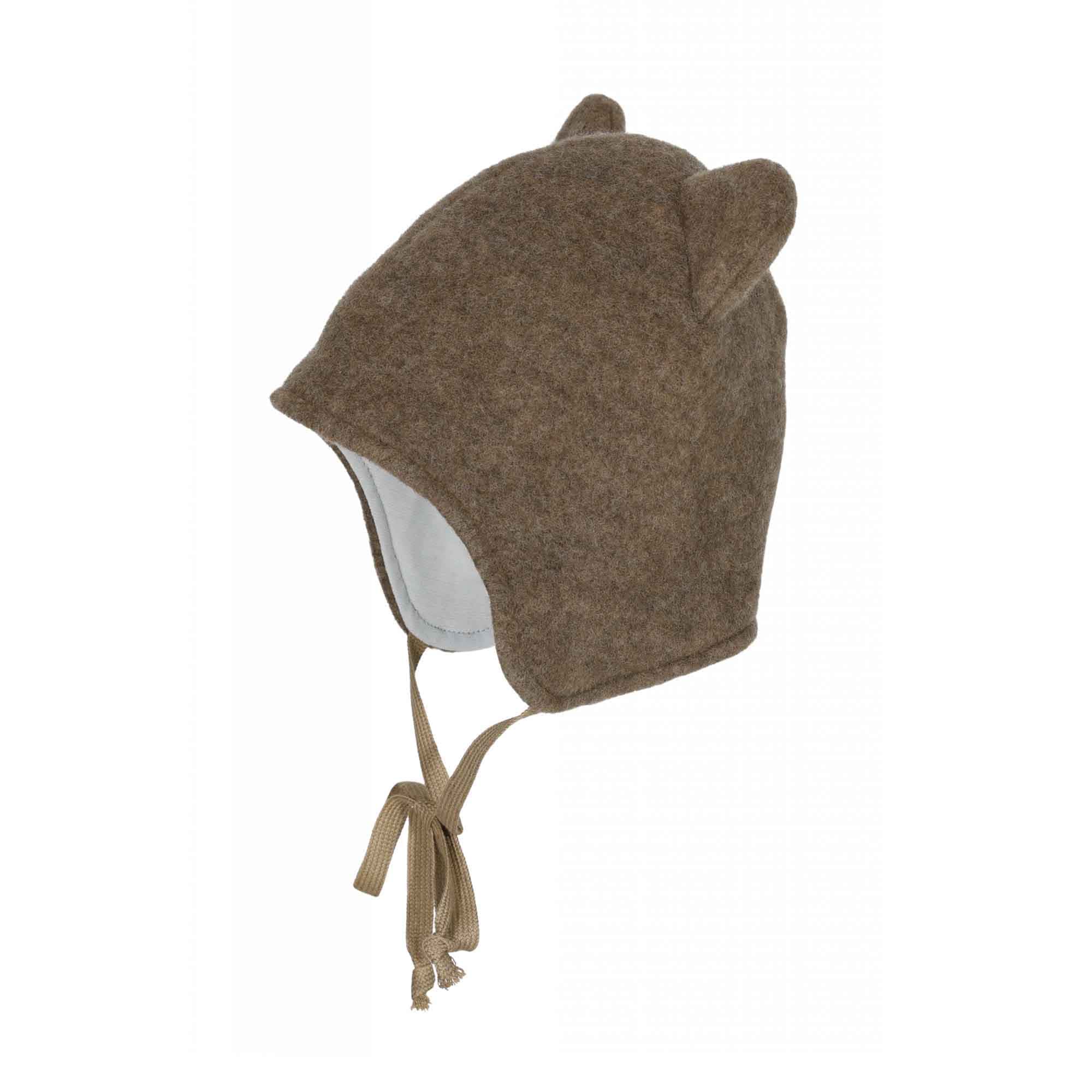 Wollfleece Mützen, PICKAPOOH, Braun – Produktansicht