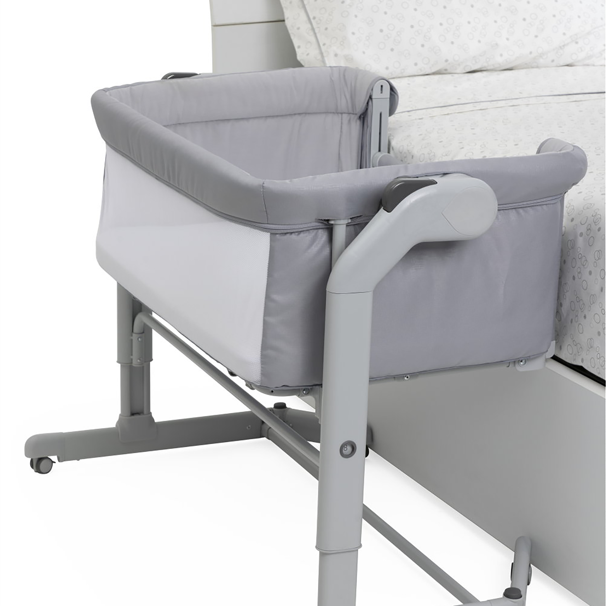 Beistellbetten, chicco, Grau – Besonderheit: mit Schaukelmodus