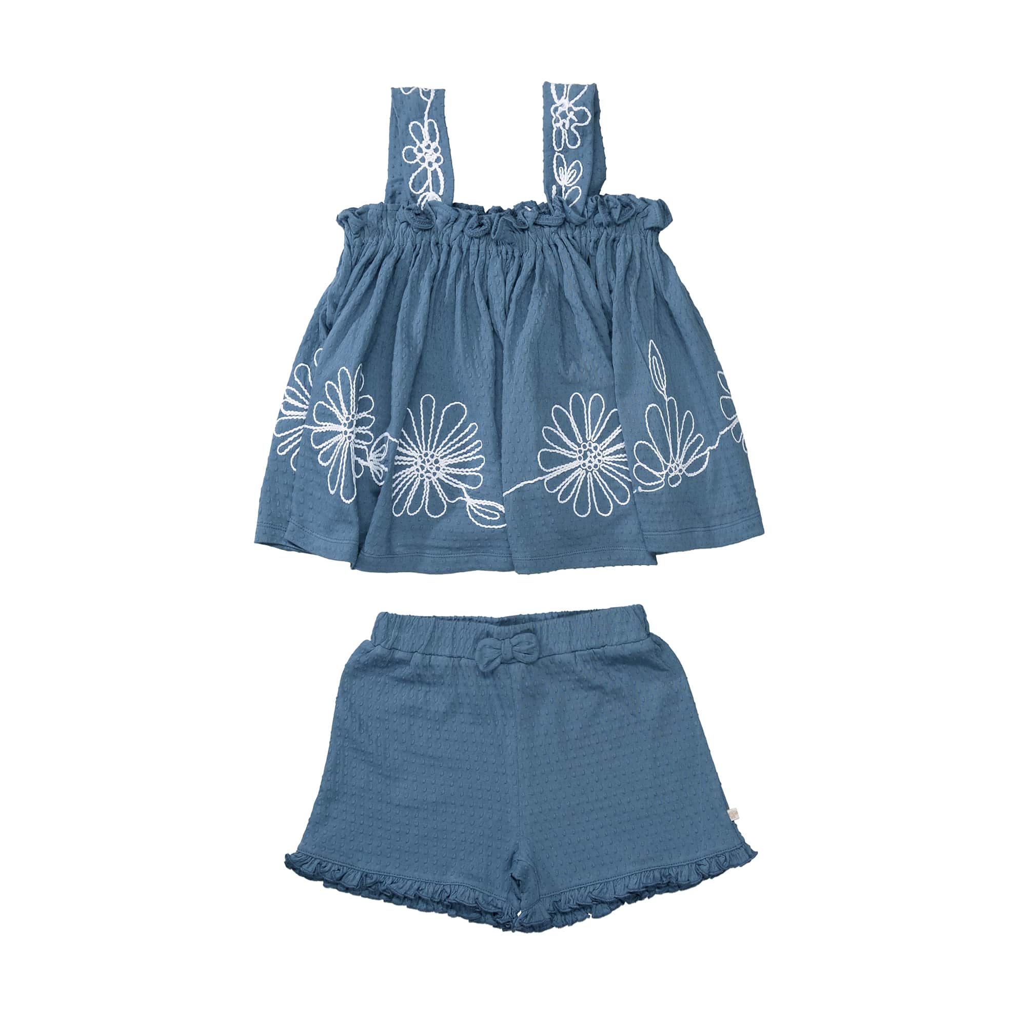 Kurzarmshirts, BASEFIELD, Blau – Produktansicht