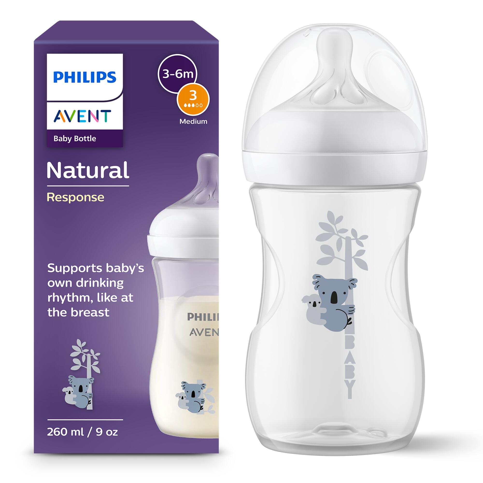 Babyfläschchen, PHILIPS AVENT, Transparent – Produktansicht