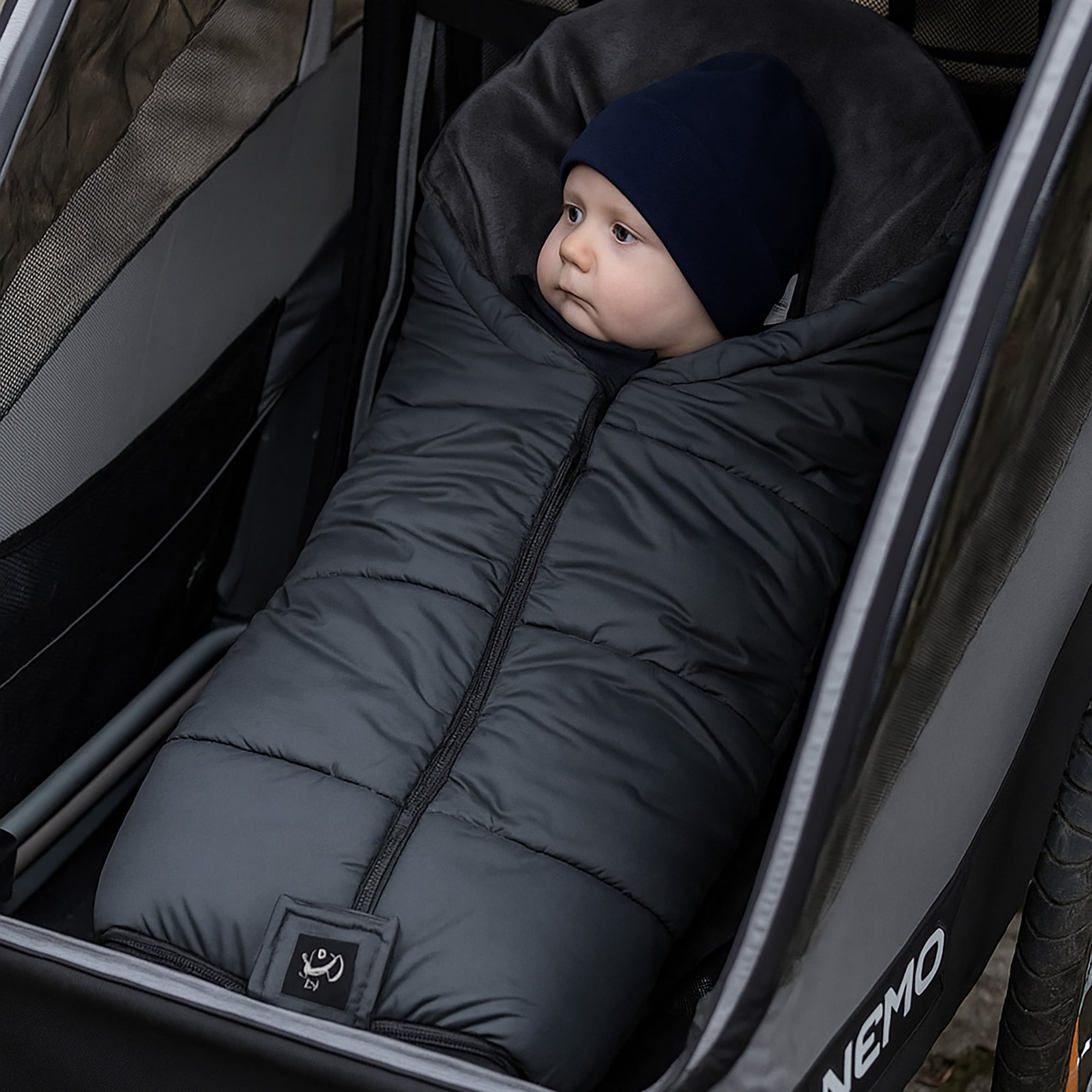 Fußsäcke & Decken, KAISER, Grau – Produktansicht