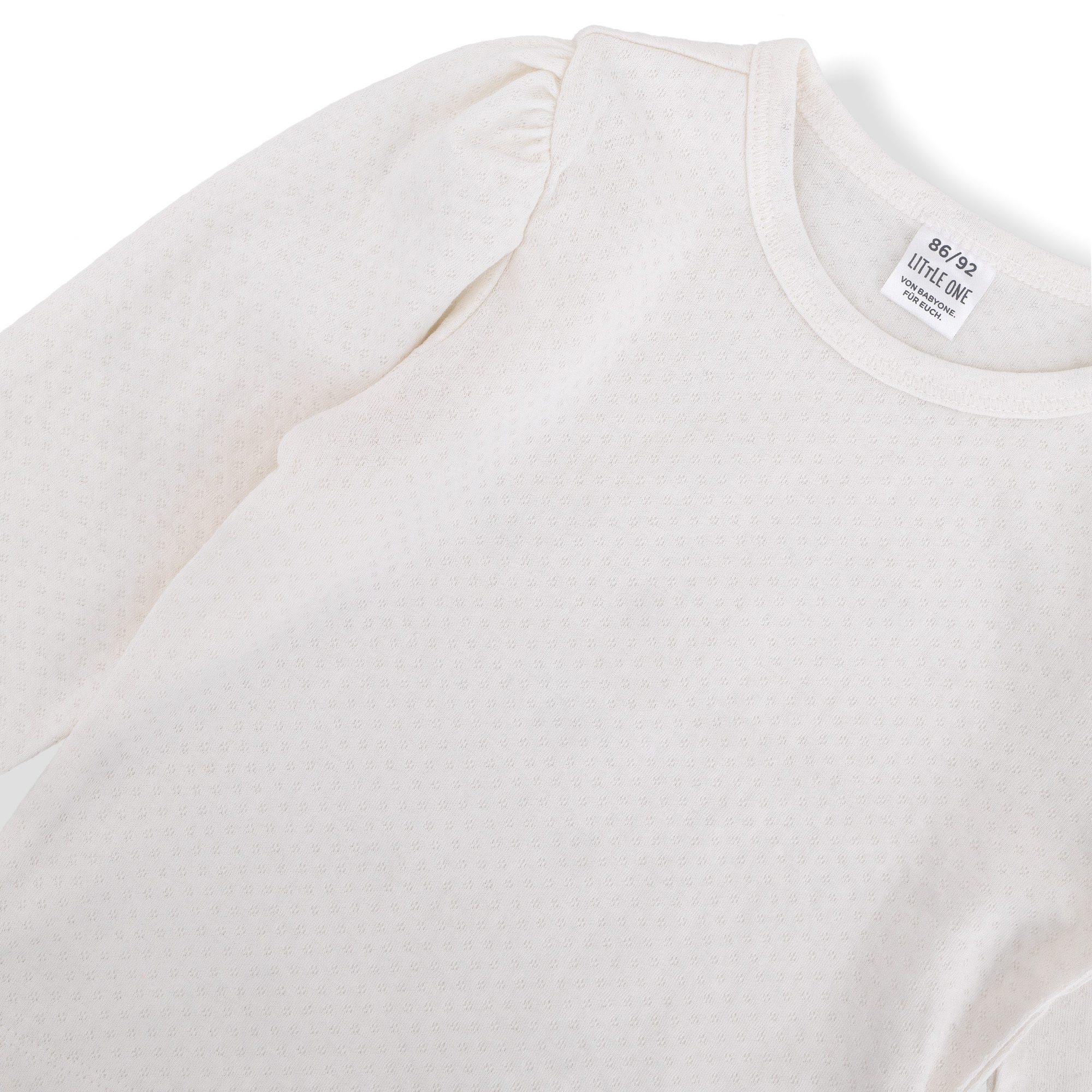Langarmshirts, LITTLE ONE, Weiß – Produktansicht