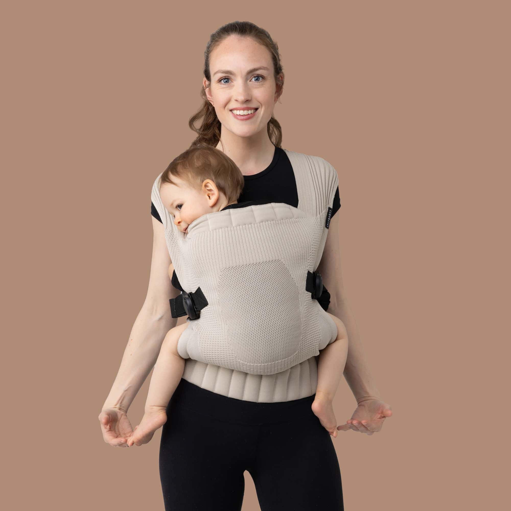Babytragen, FLYBABY, Beige – Produktansicht