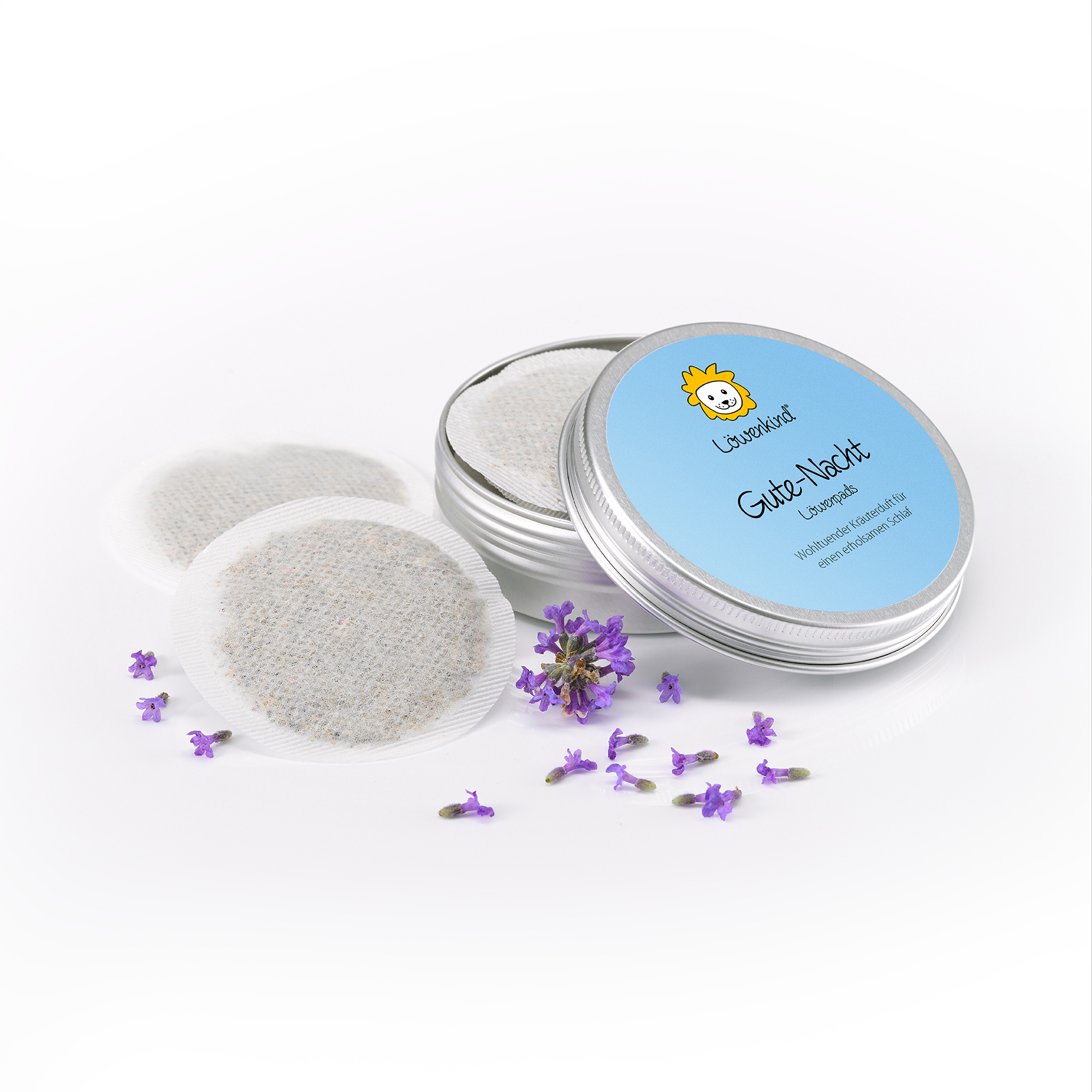 Dreieckstücher & Halstücher, Löwenkind, Grau – Produktansicht