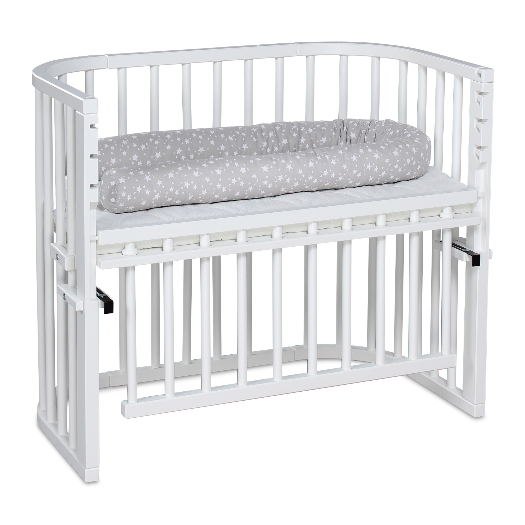 Beistellbetten, babybay, Weiß – Produktansicht