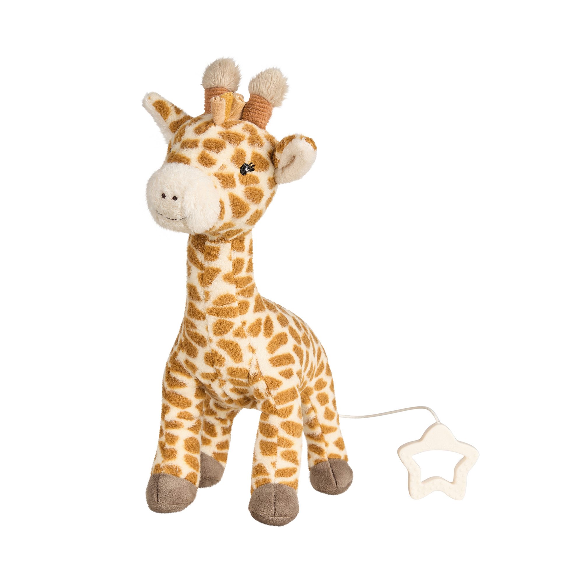 Kuscheltiere Giraffen, Sterntaler, Gelb – Besonderheit: spielt Melodie "Brahms Wiegenlied"