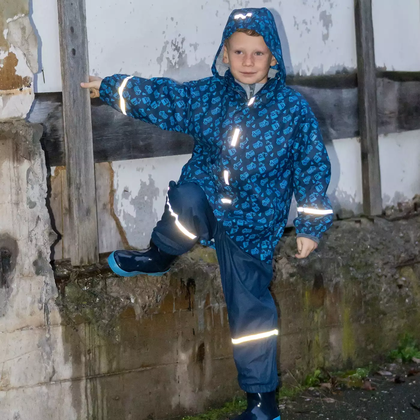 Regenjacken, Playshoes, Blau – Besonderheit: tolles Design