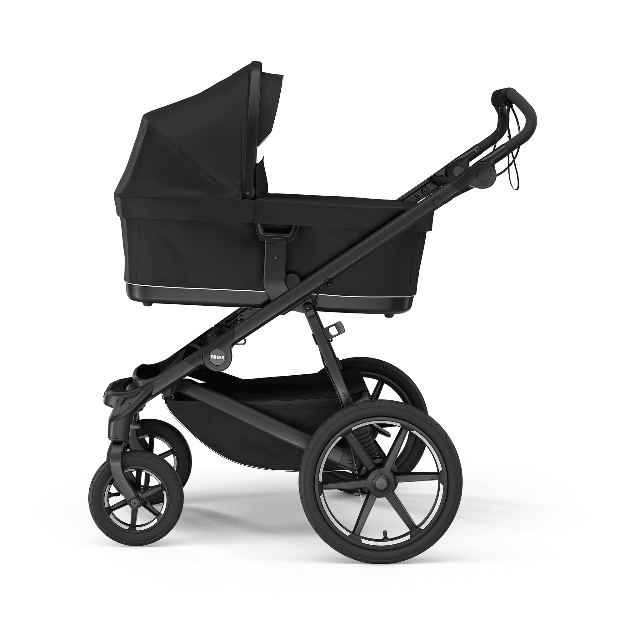 Kombi-Kinderwagen, THULE, Schwarz – Produktansicht