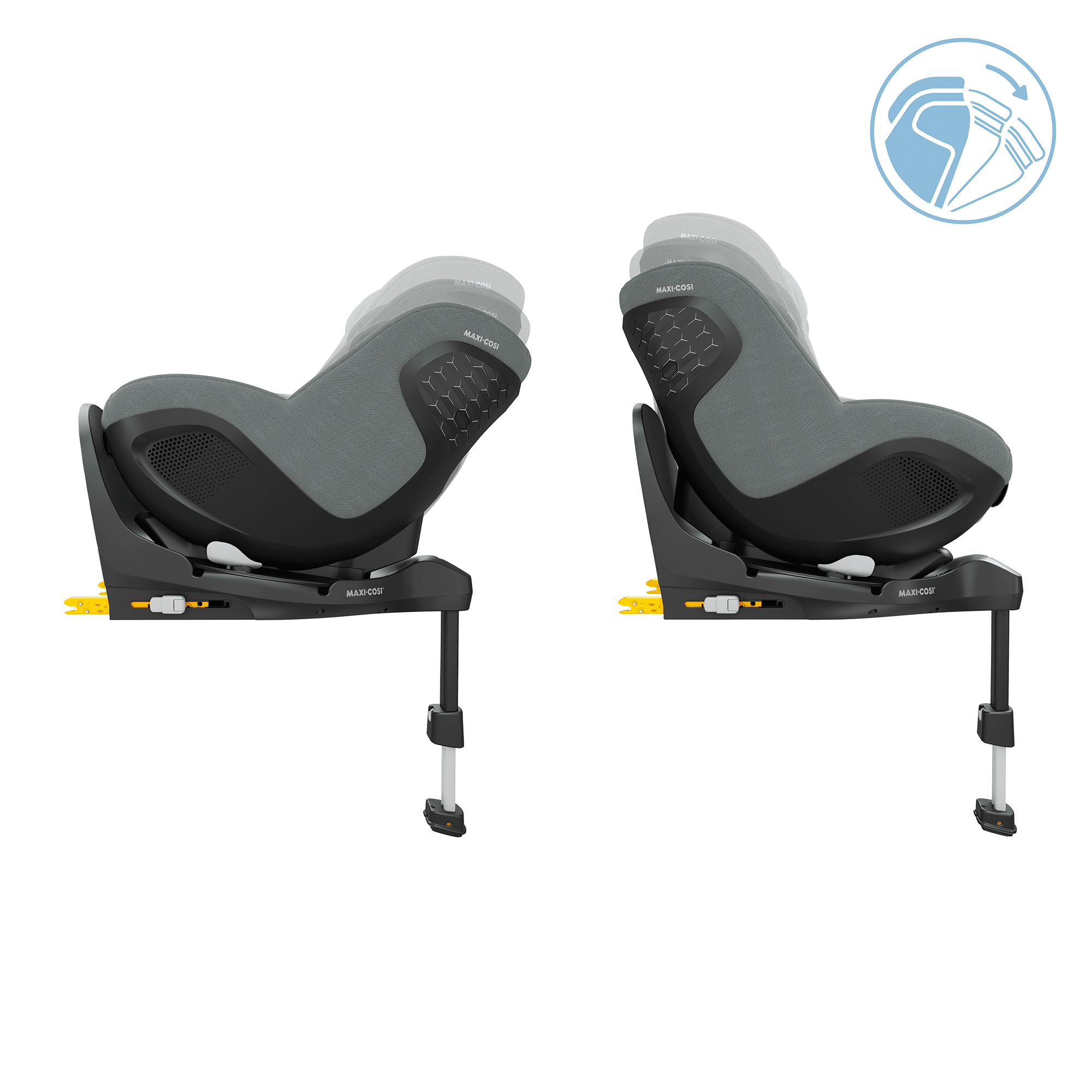 Reboarder 0-18 kg, Gruppe 0+/1, MAXI-COSI Premium, Grau – Produktansicht