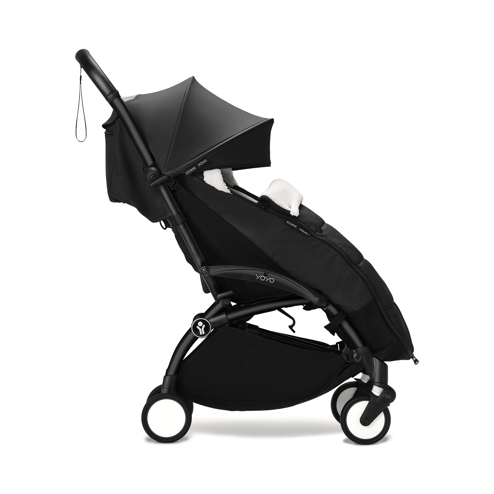 Kombi-Kinderwagen, STOKKE, Schwarz – Produktansicht
